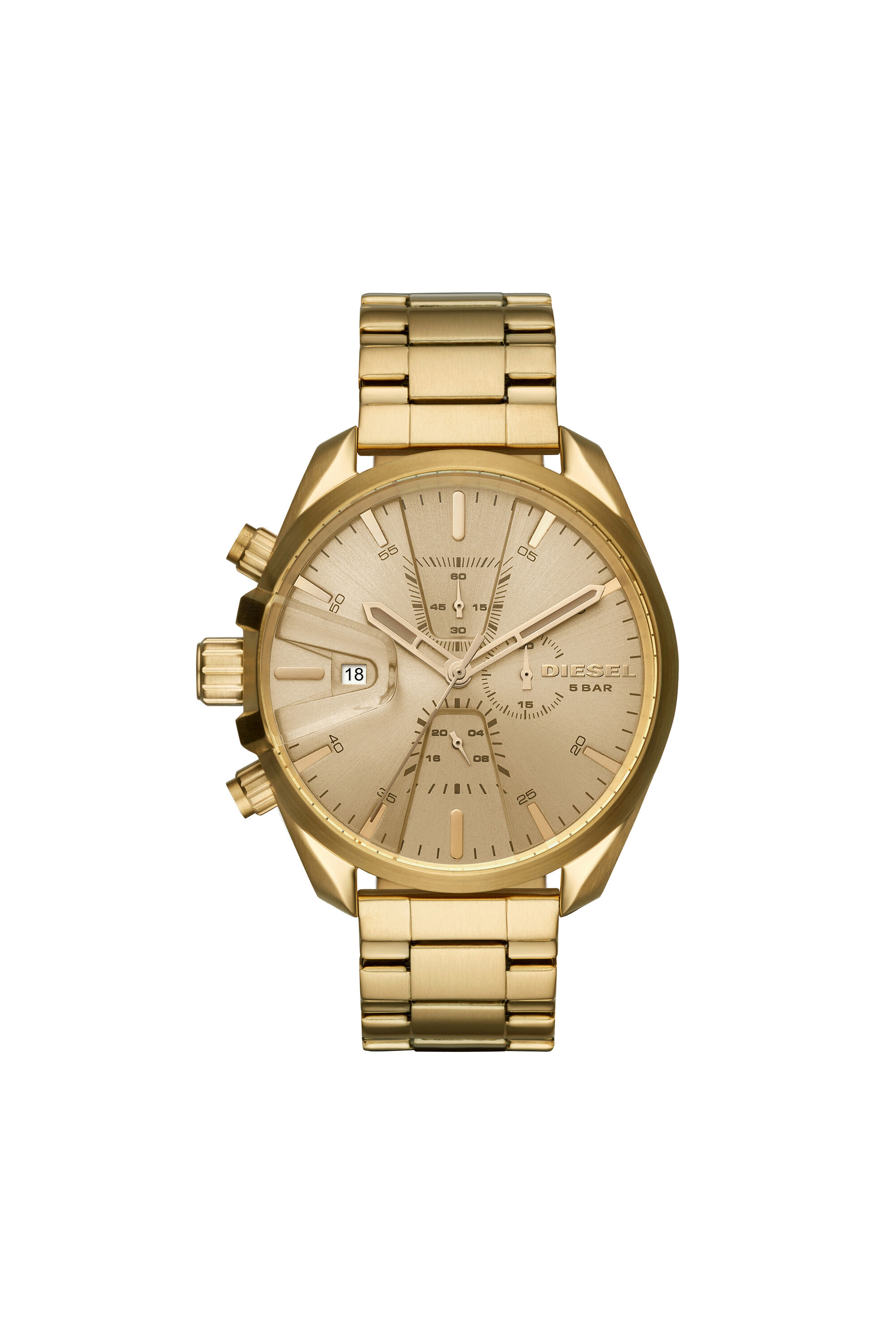 DZ4475 Homme Montre dor e avec bracelet maillon 47 mm Diesel