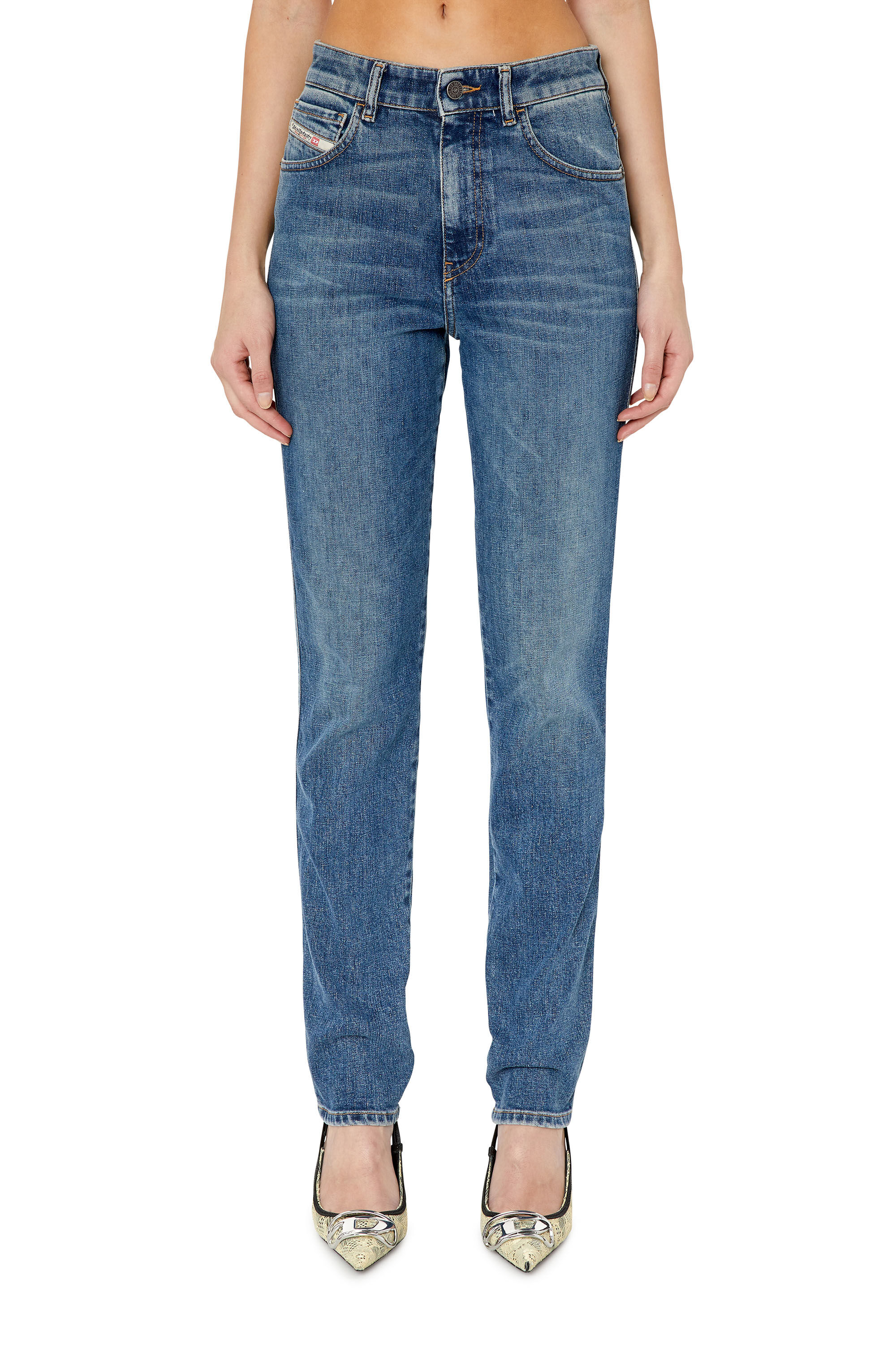 Diesel - 1994 09E72 Straight Jeans, Bleu moyen - Image 3