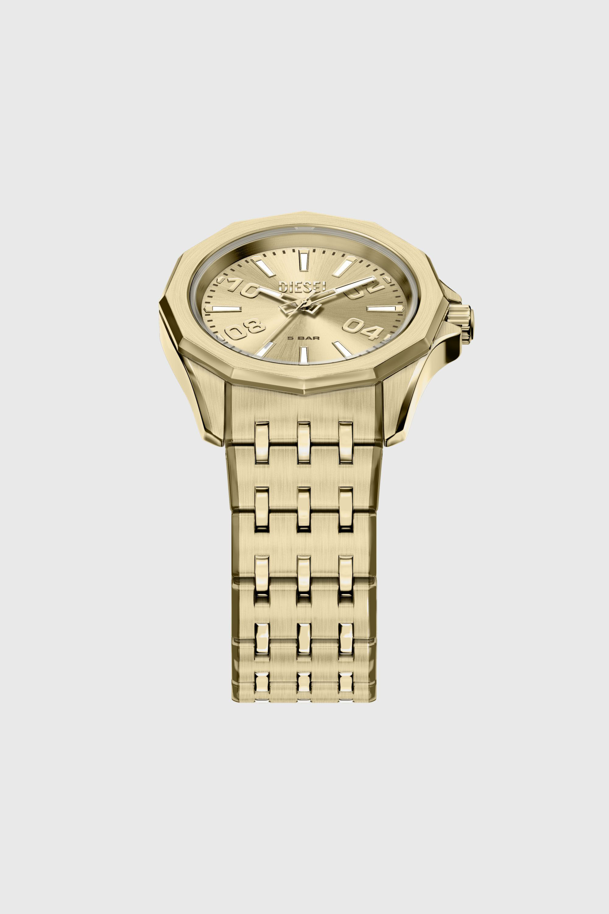 Diesel - DZ2239 WATCH, Montre Stinger en acier inoxydable dor&eacute; Homme in Dor&eacute; - 4