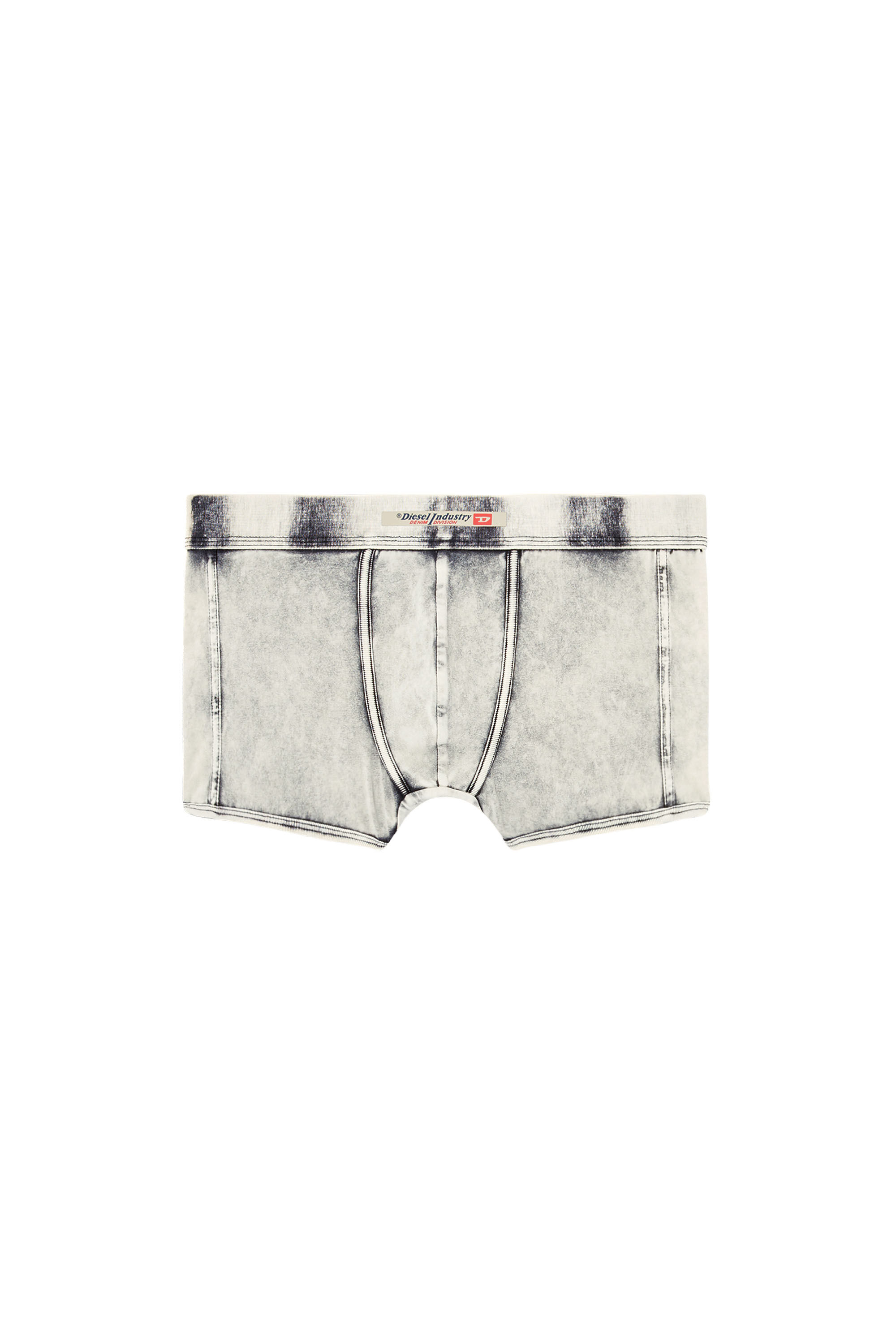 Diesel - DAMIEN-DNM, Boxer effet denim Homme in Gris - 2
