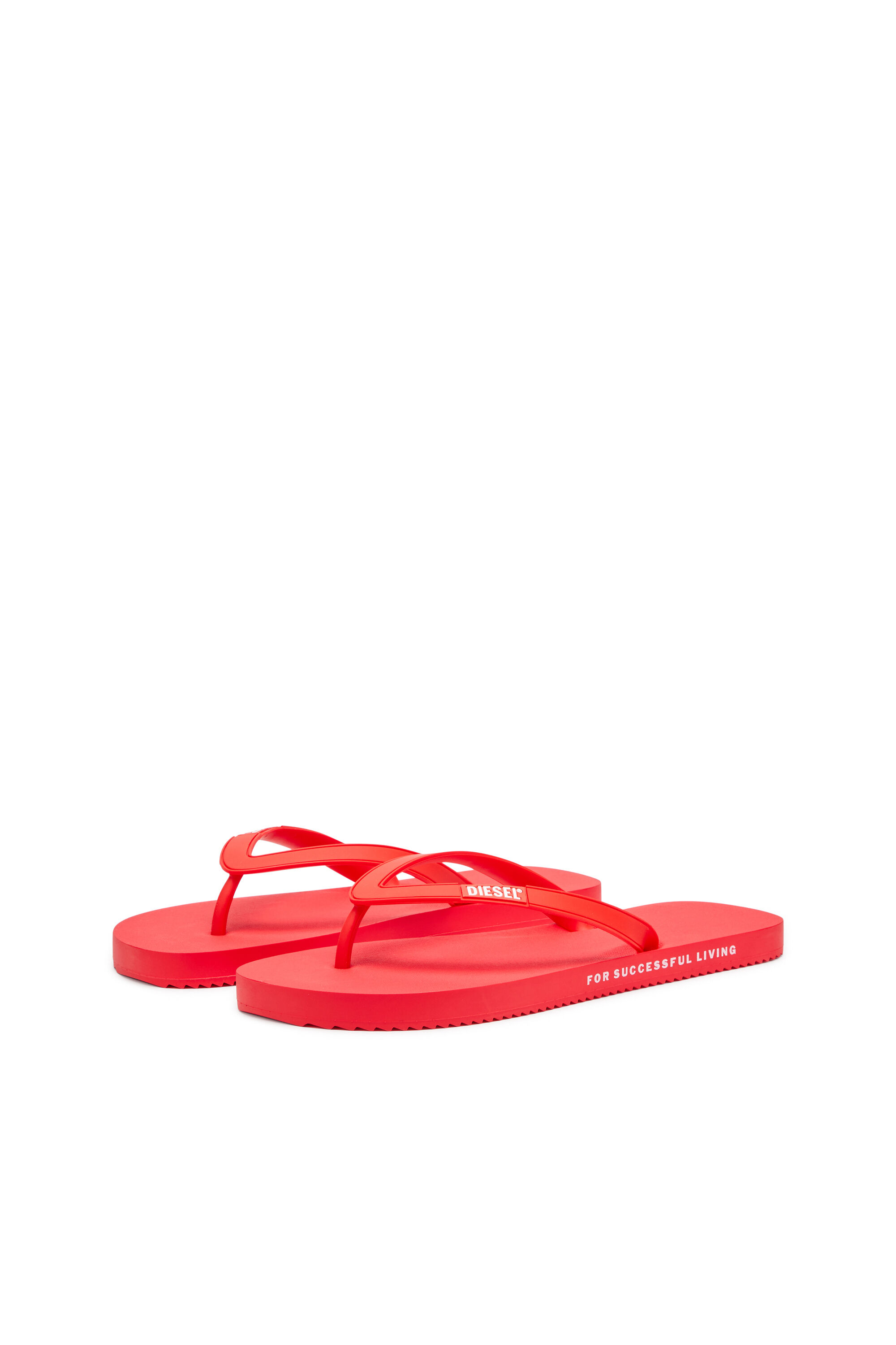 Diesel - SA-RIO, Sa-Rio-Tongs en caoutchouc Homme in Rouge - 8