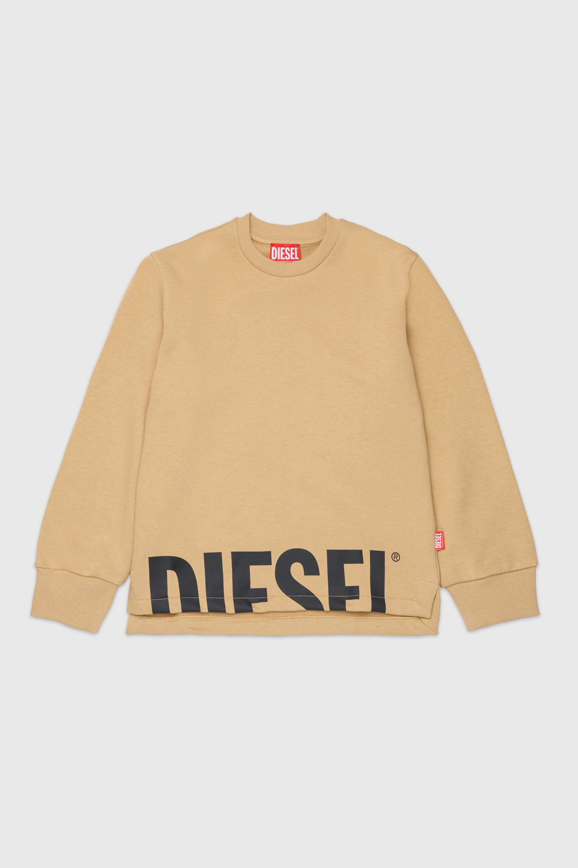 Diesel - SRES OVER, Sweat-shirt &agrave; logo d&eacute;coup&eacute; Homme in ToBeDefined - 1