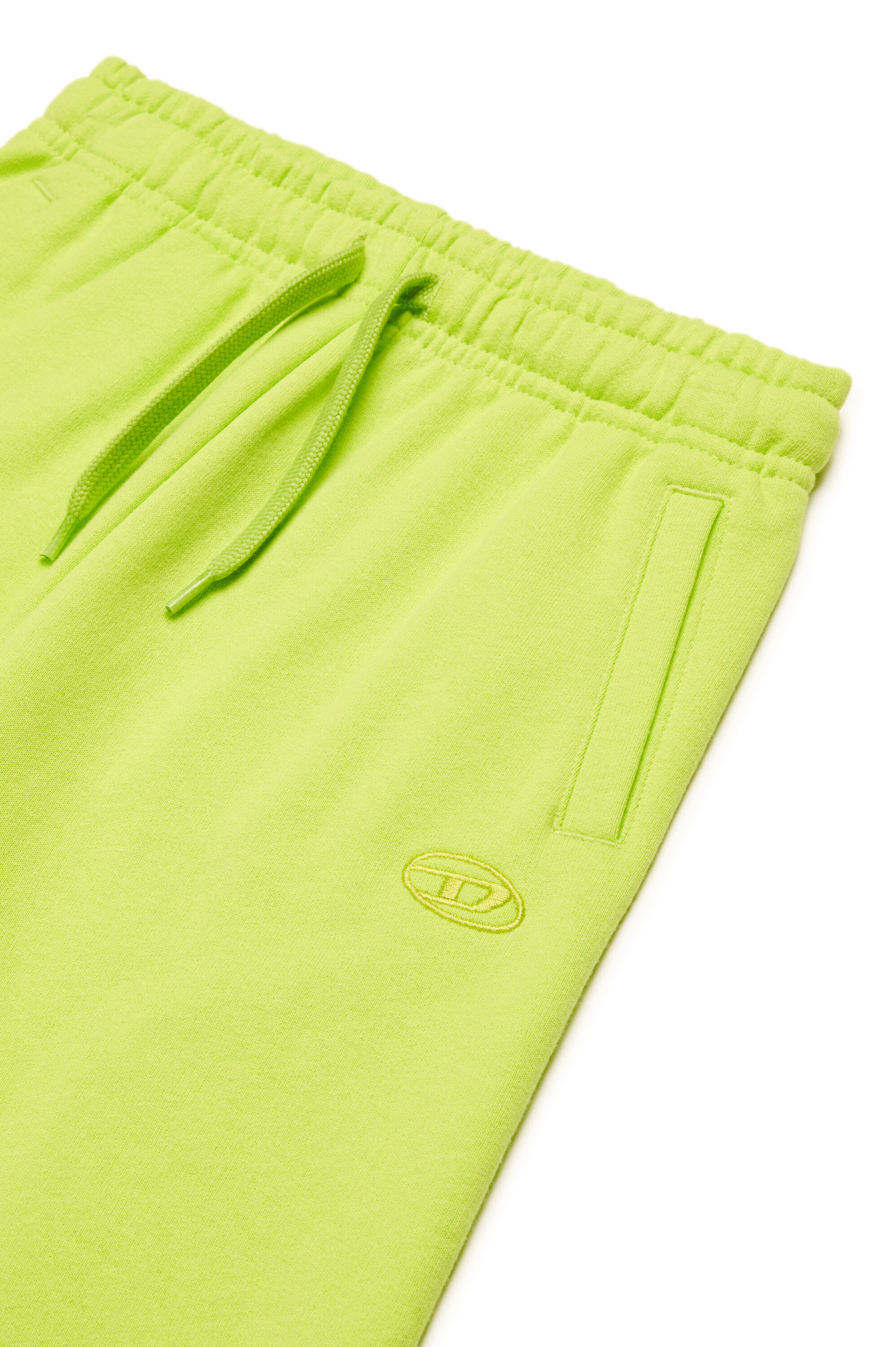 Diesel - PBETTYMEGOVALD, Short de survêtement avec broderie Oval D Homme in Vert - 3