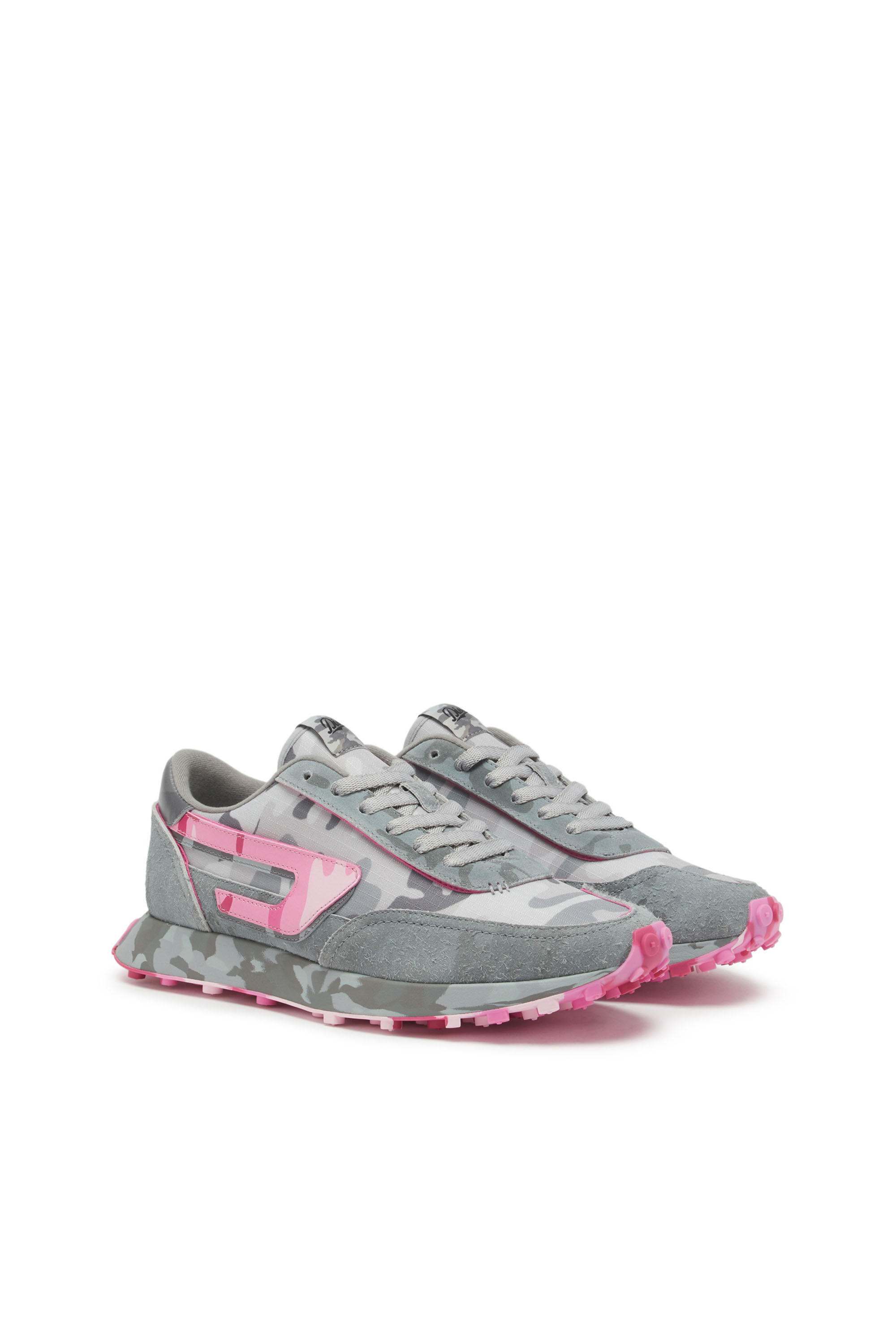 Diesel - S-RACER LC W, S-Racer Lc W - Sneakers basses avec imprimé camouflage Femme in Polychrome - 2
