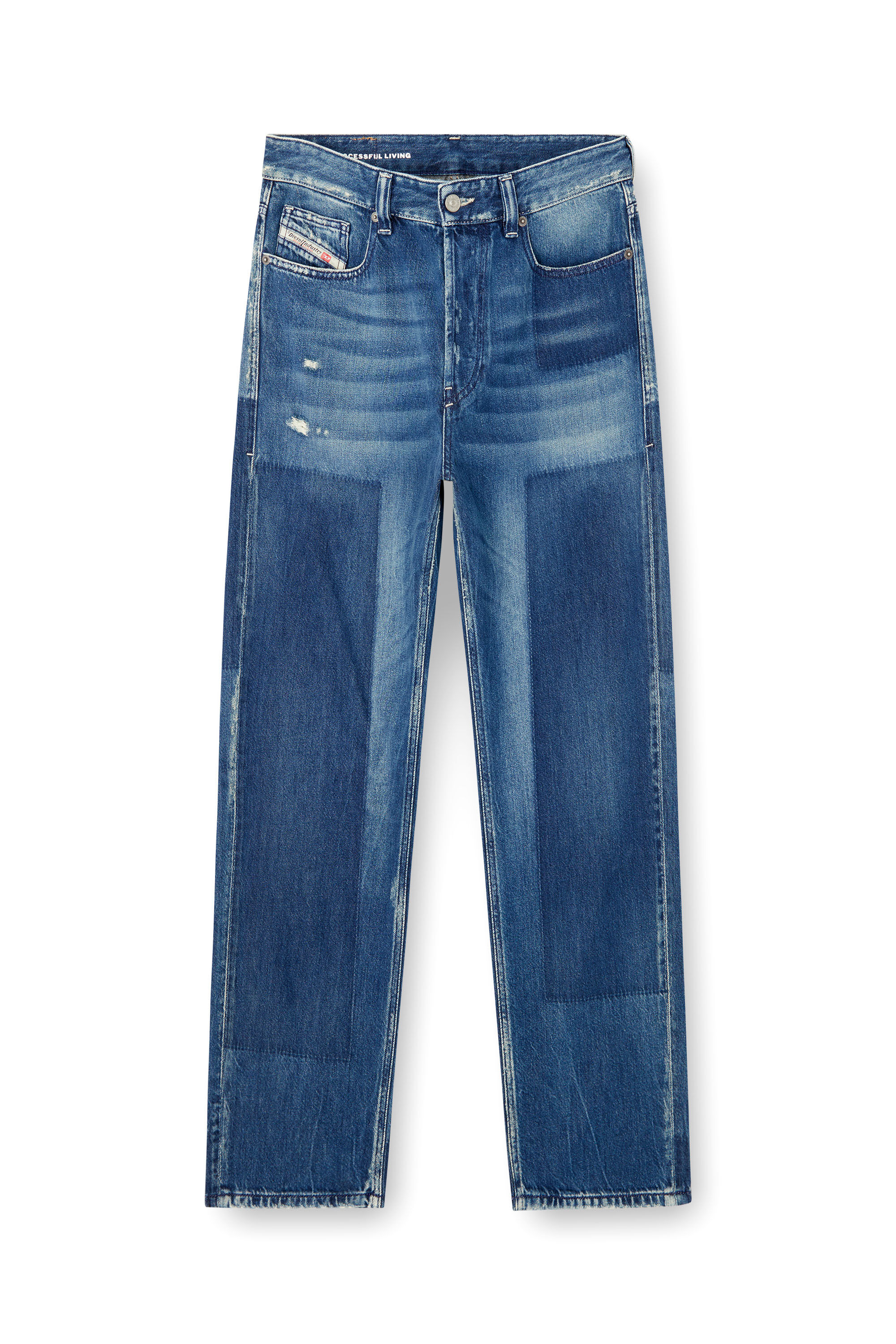 Diesel - Regular Jeans 2024 D-Macs 09M52 Homme, Bleu Foncé - Image 2