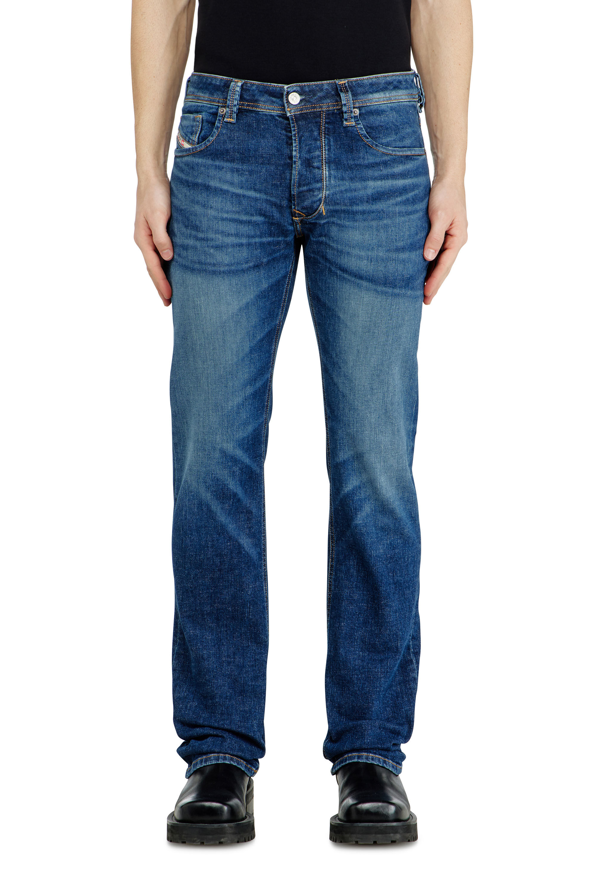 Diesel - Regular Jeans 1985 Larkee 09J47 Homme, Bleu Fonc&eacute; - Image 4