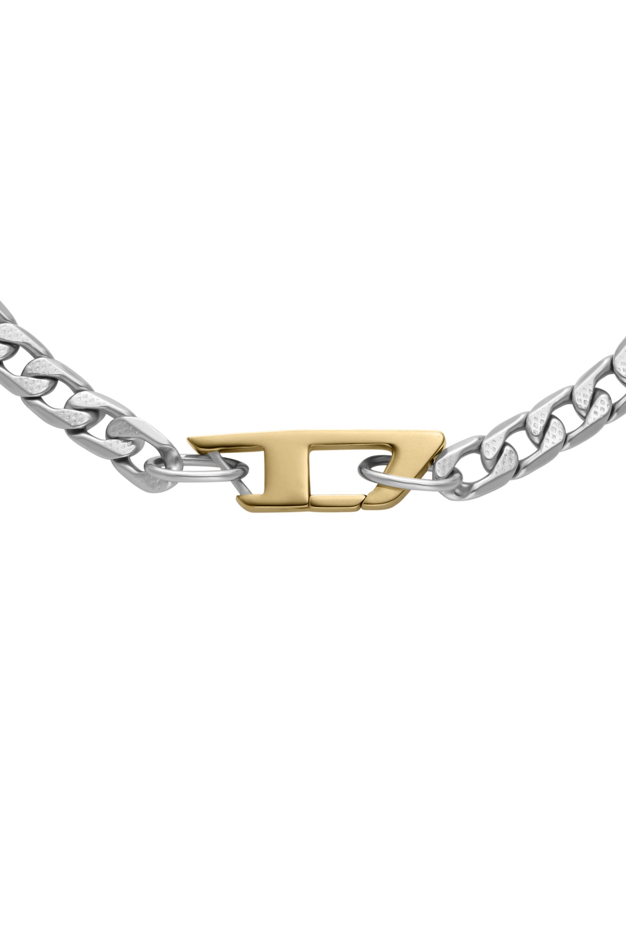 Diesel - DX1343, Collier chaîne en acier inoxydable Mixte in Gris argenté - 2