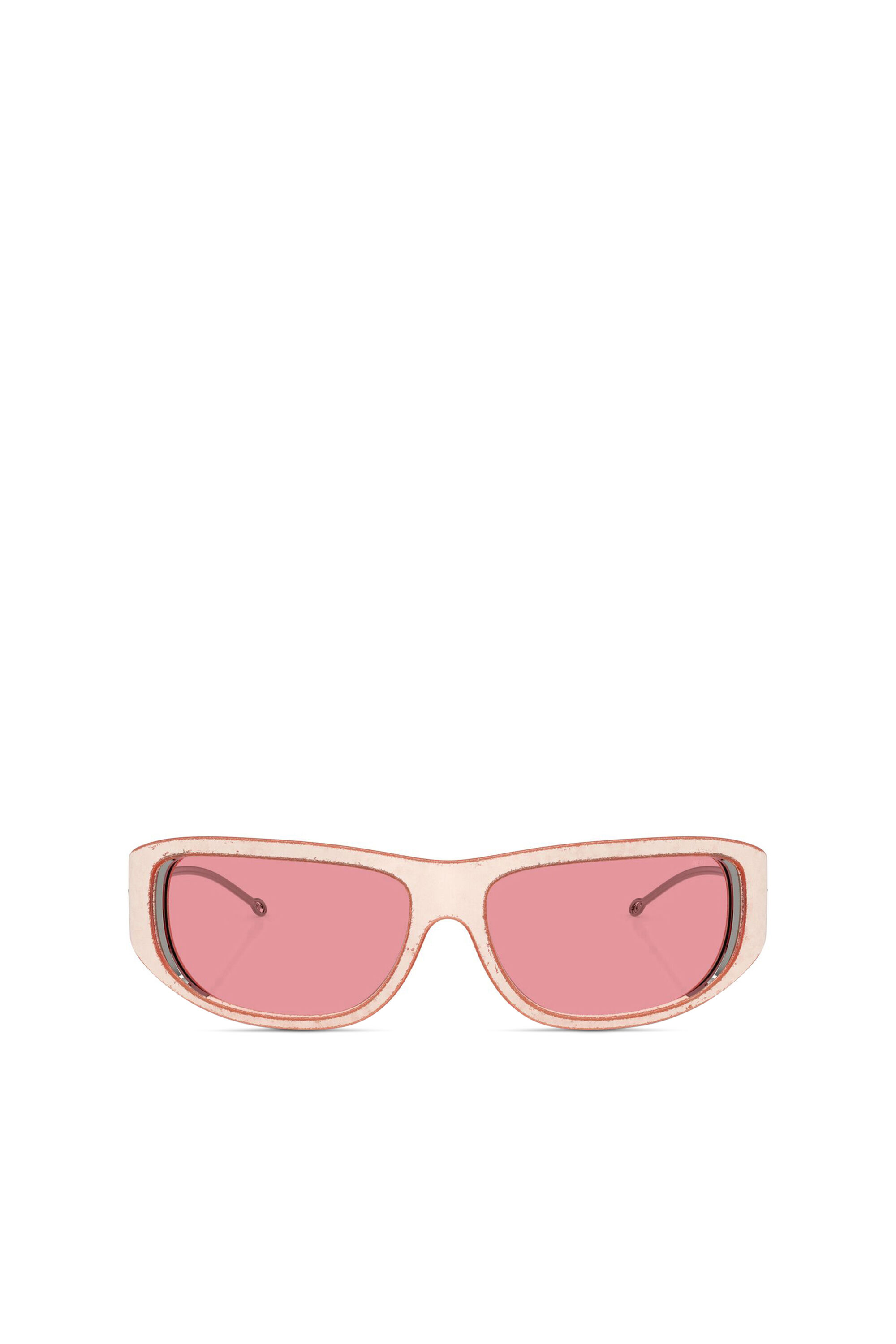 Diesel - 0DL3001 SIZE 61, Lunettas de soleil de style enveloppant Mixte in Rose - 1