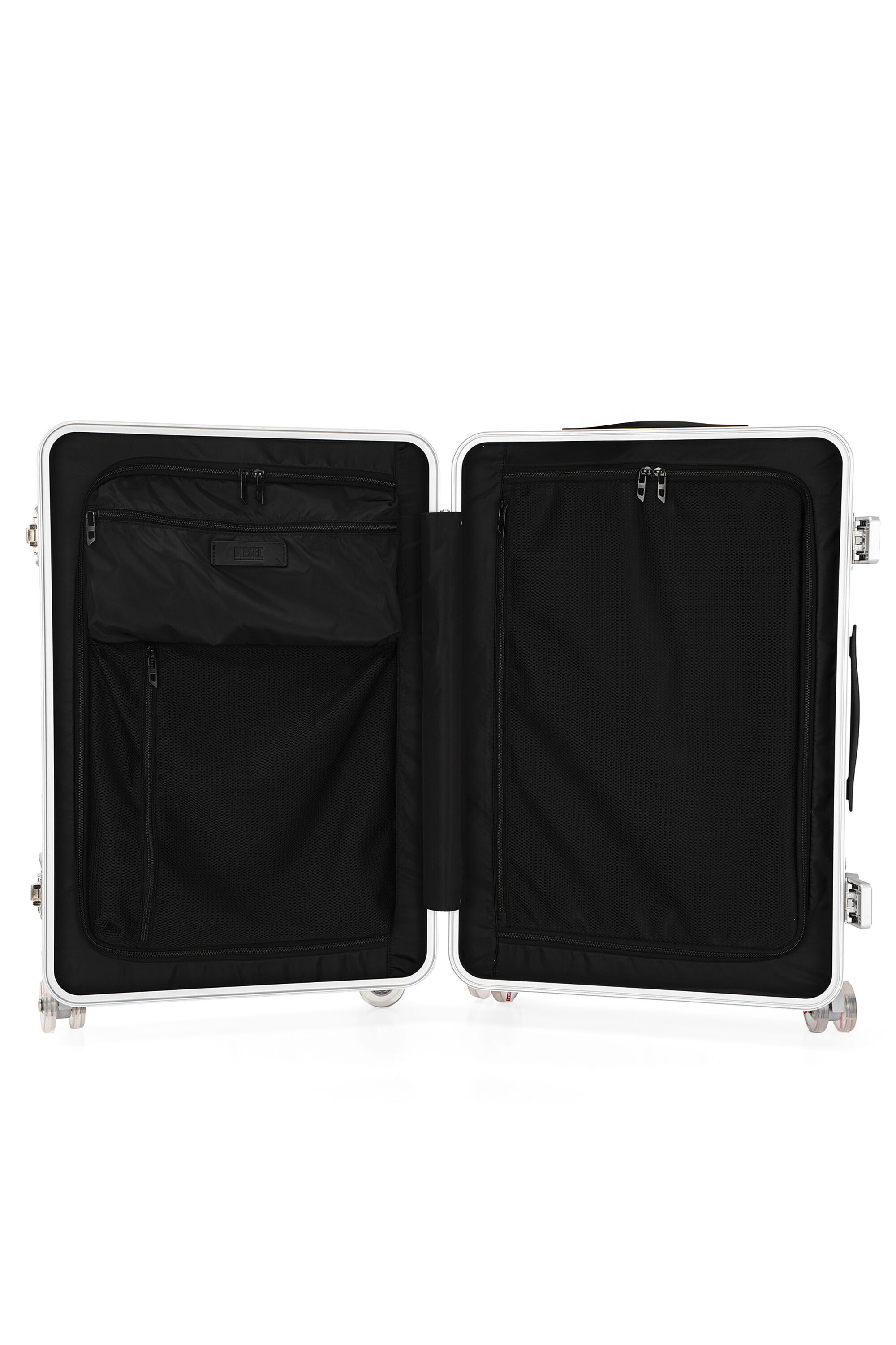 Diesel - DIESEL PC STRONG IMAGE TROLLEY- DSL003, Valise robuste taille M Mixte in Gris argent&eacute; - 3