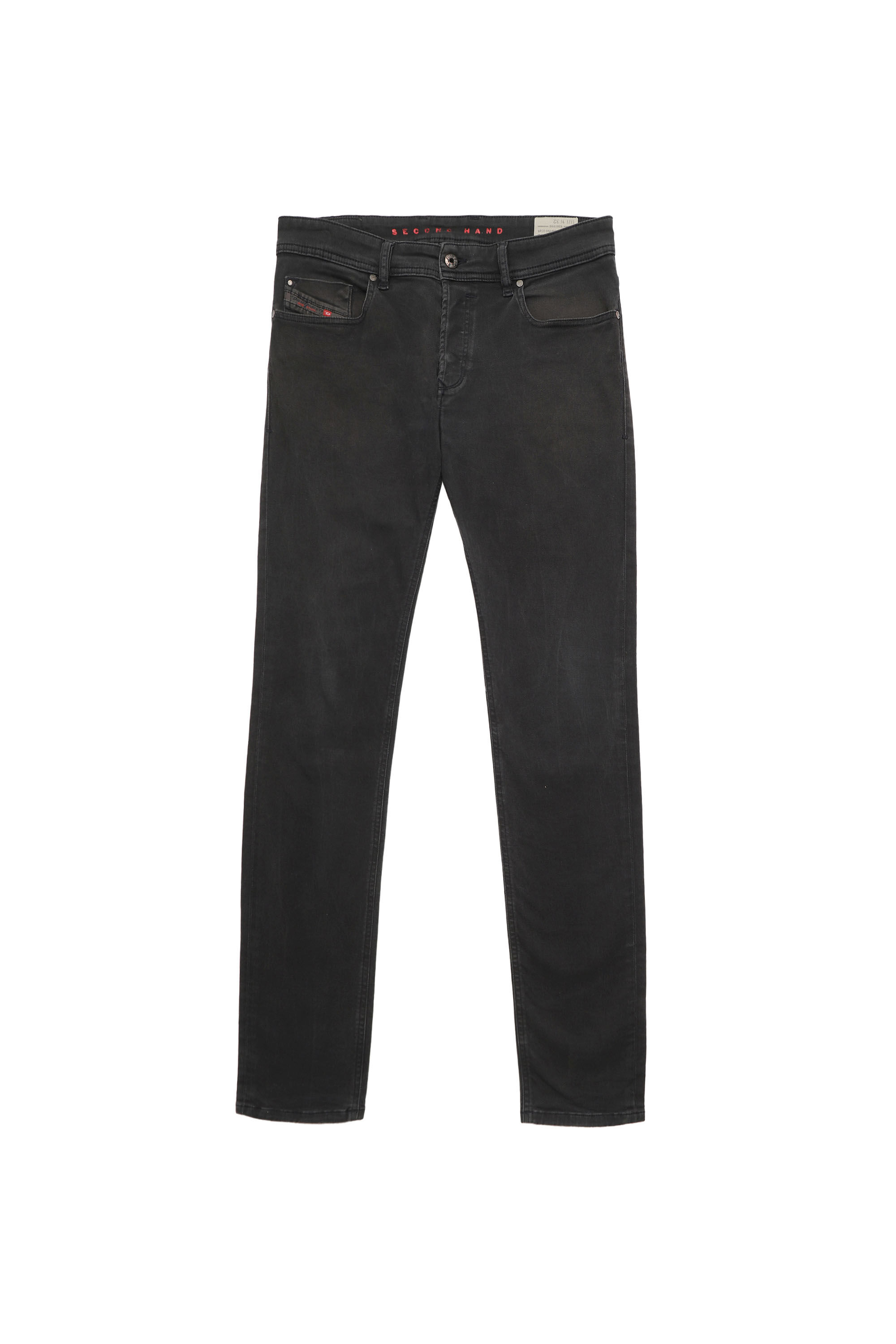 Diesel - SLEENKER-A, Diesel Homme - Jeans Noir/Gris foncé Homme in Noir - 1