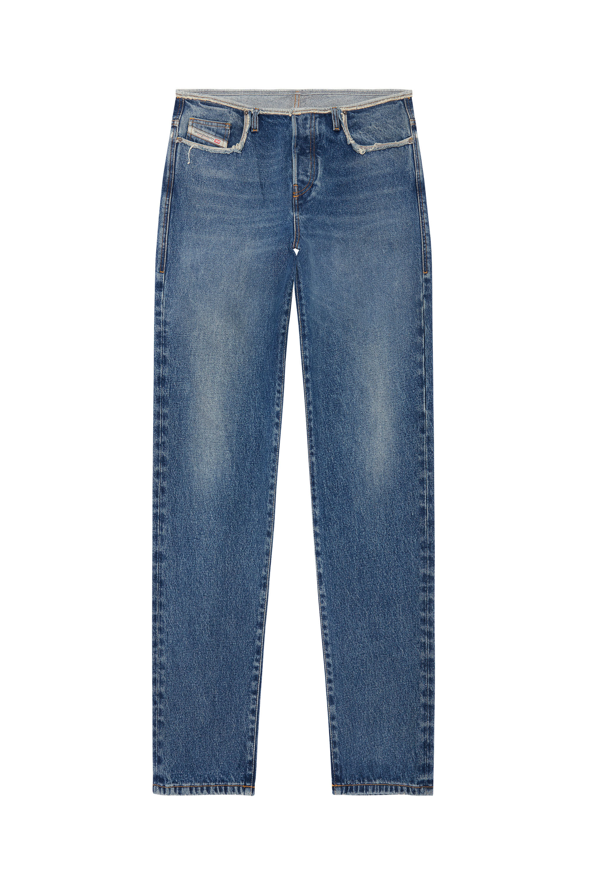Diesel - D-Pend 007F2 Straight Jeans, Bleu moyen - Image 2