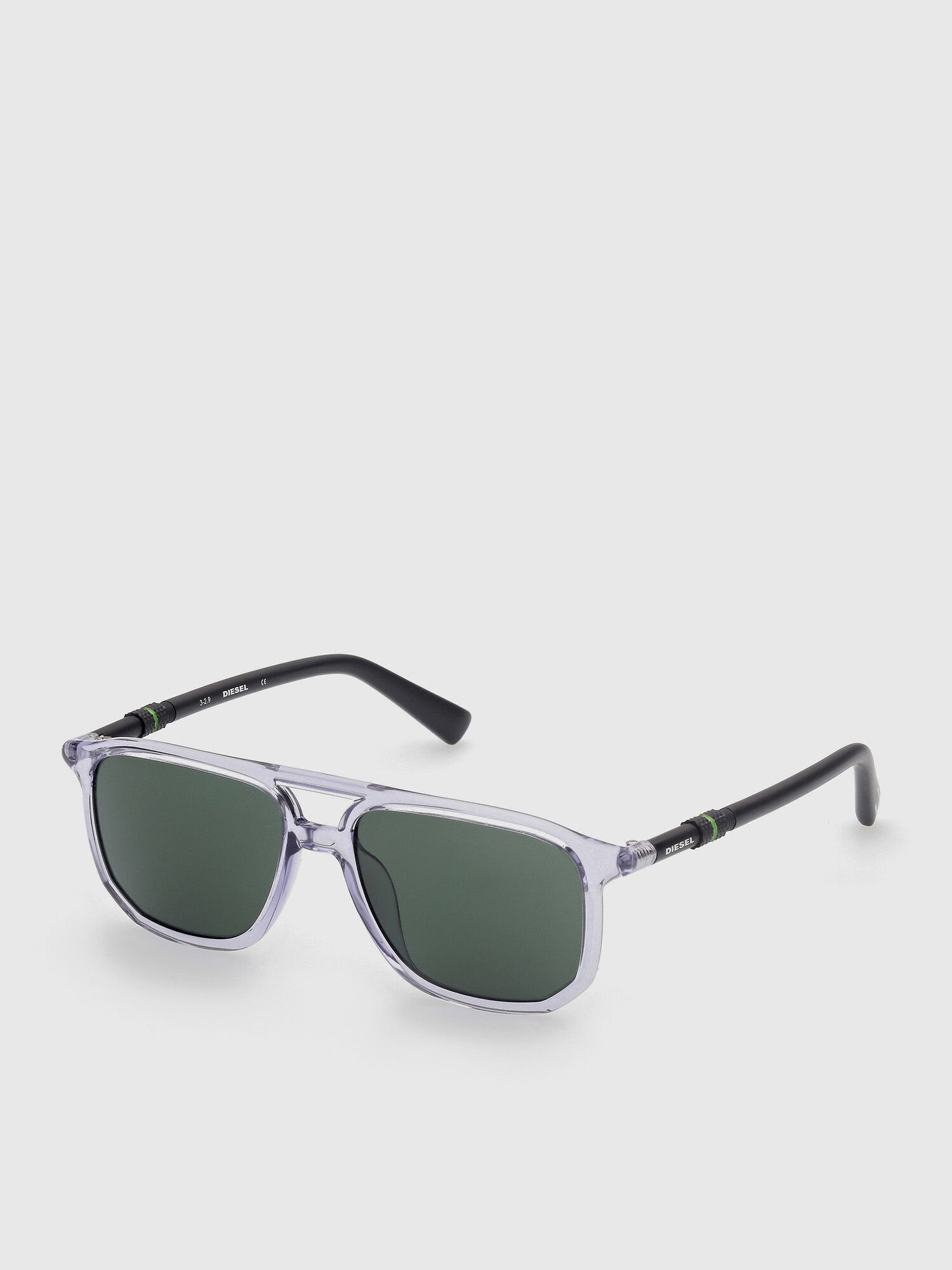 Diesel - DL0332, Lunettes de vue avec forme navigateur Homme in Gris - 2