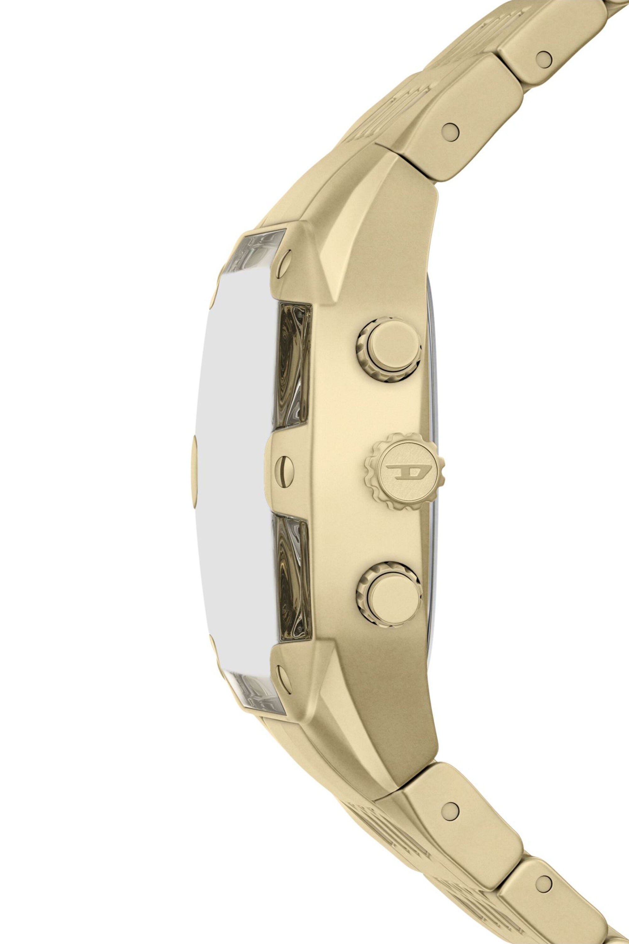 Diesel - DZ4718 WATCH, Montre Spiked Cushion en acier inoxydable coloris or Homme in Dor&eacute; - 3