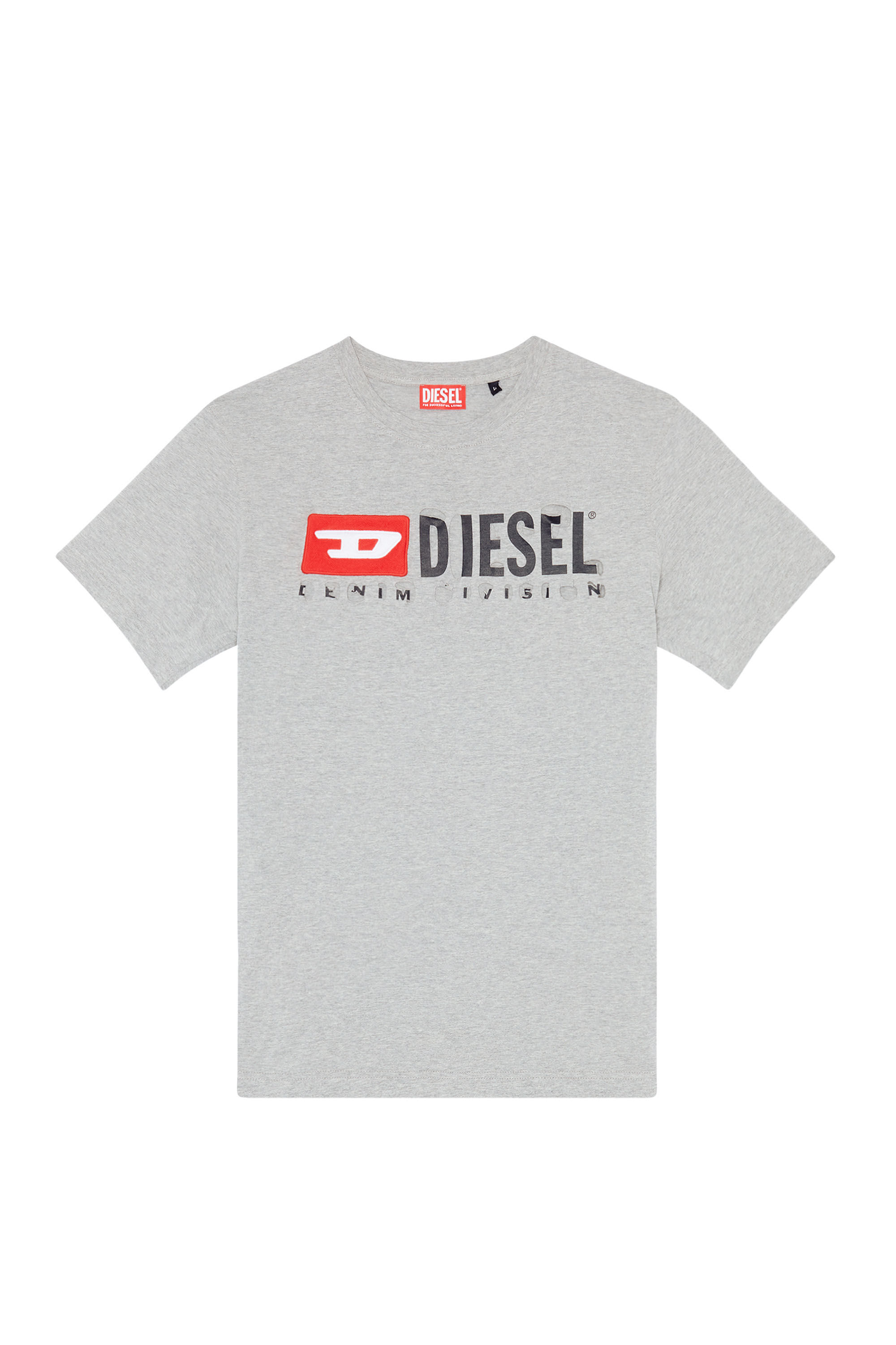 Diesel - T-JUST-DIVSTROYED, Gris - Image 2