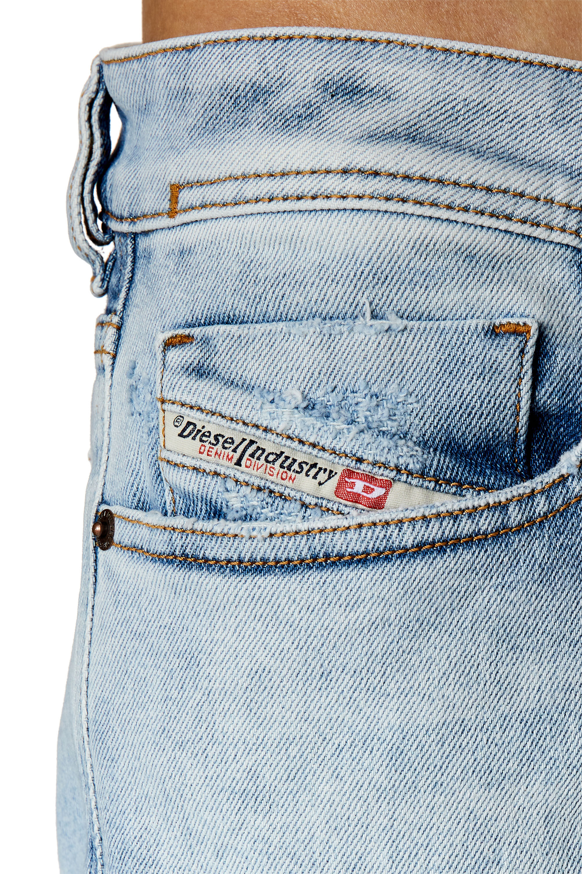 Diesel - 1979 Sleenker 09E90 Skinny Jeans, Bleu Clair - Image 5
