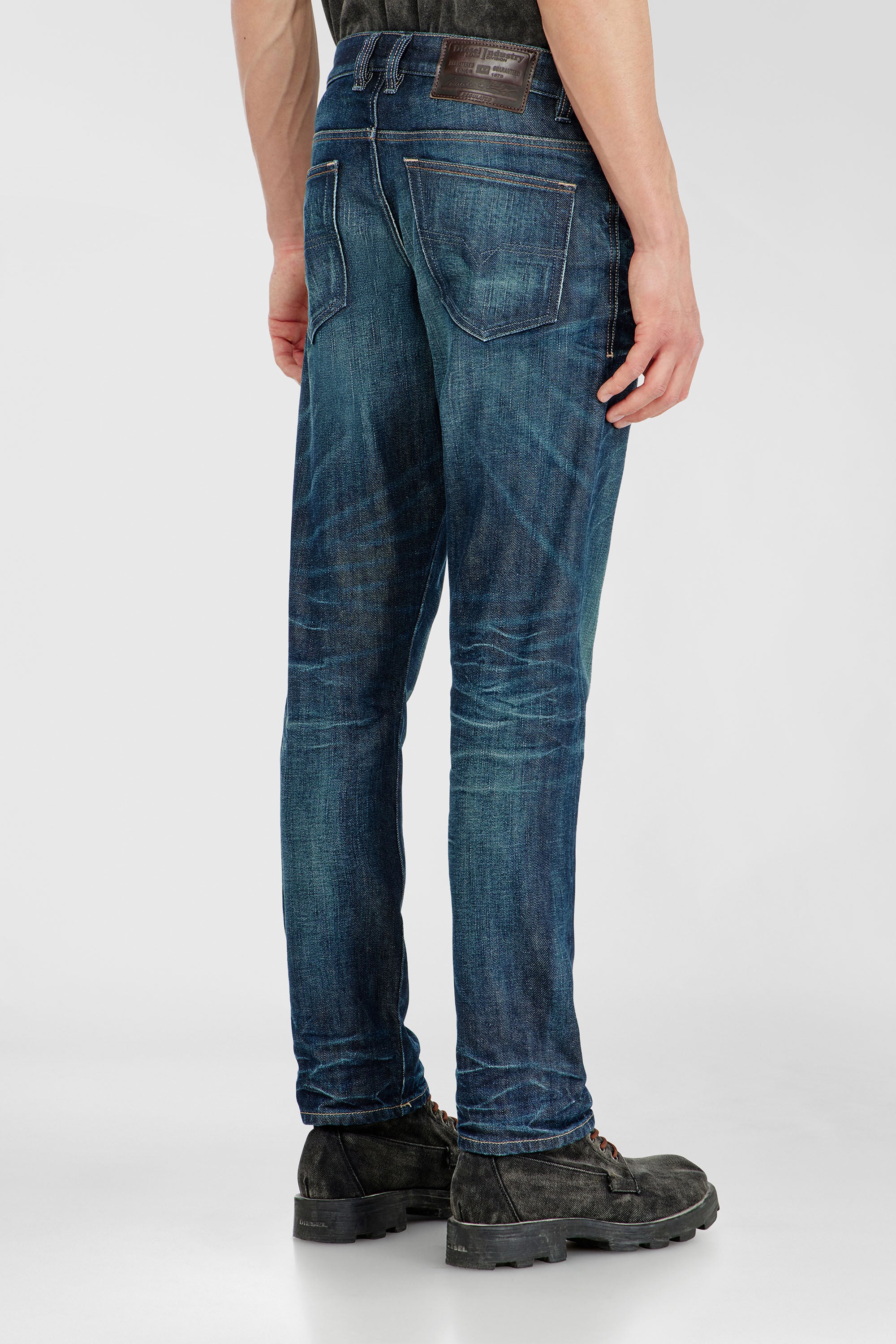 Diesel - Man's Slim Jeans 1993 D-Vyl 09Q04, Dark Blue - 5