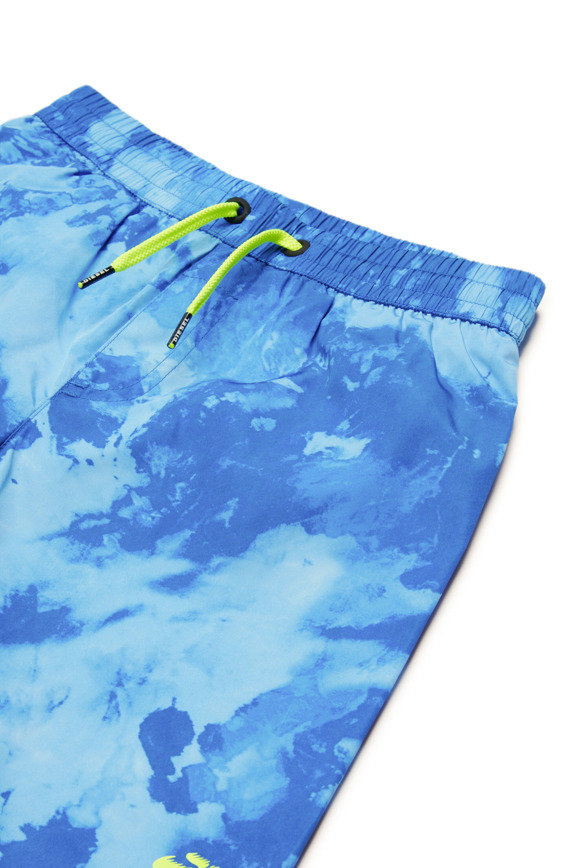 Diesel - MLONGKEN, Short de bain avec imprimé tacheté Homme in Bleu - 3