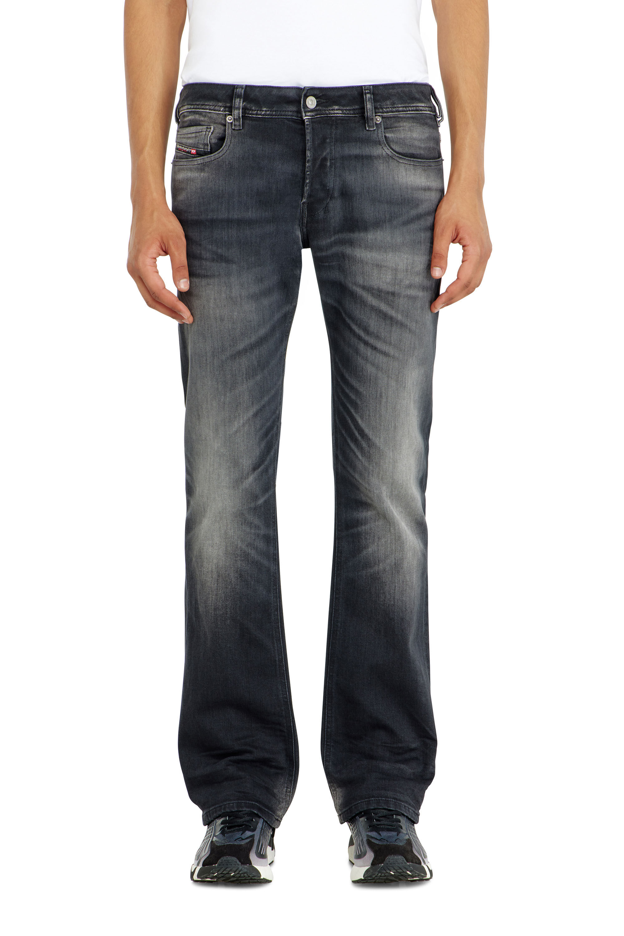 Diesel - Bootcut Jeans 2007 Zatiny 09P38 Homme, Noir/Gris fonc&eacute; - Image 4