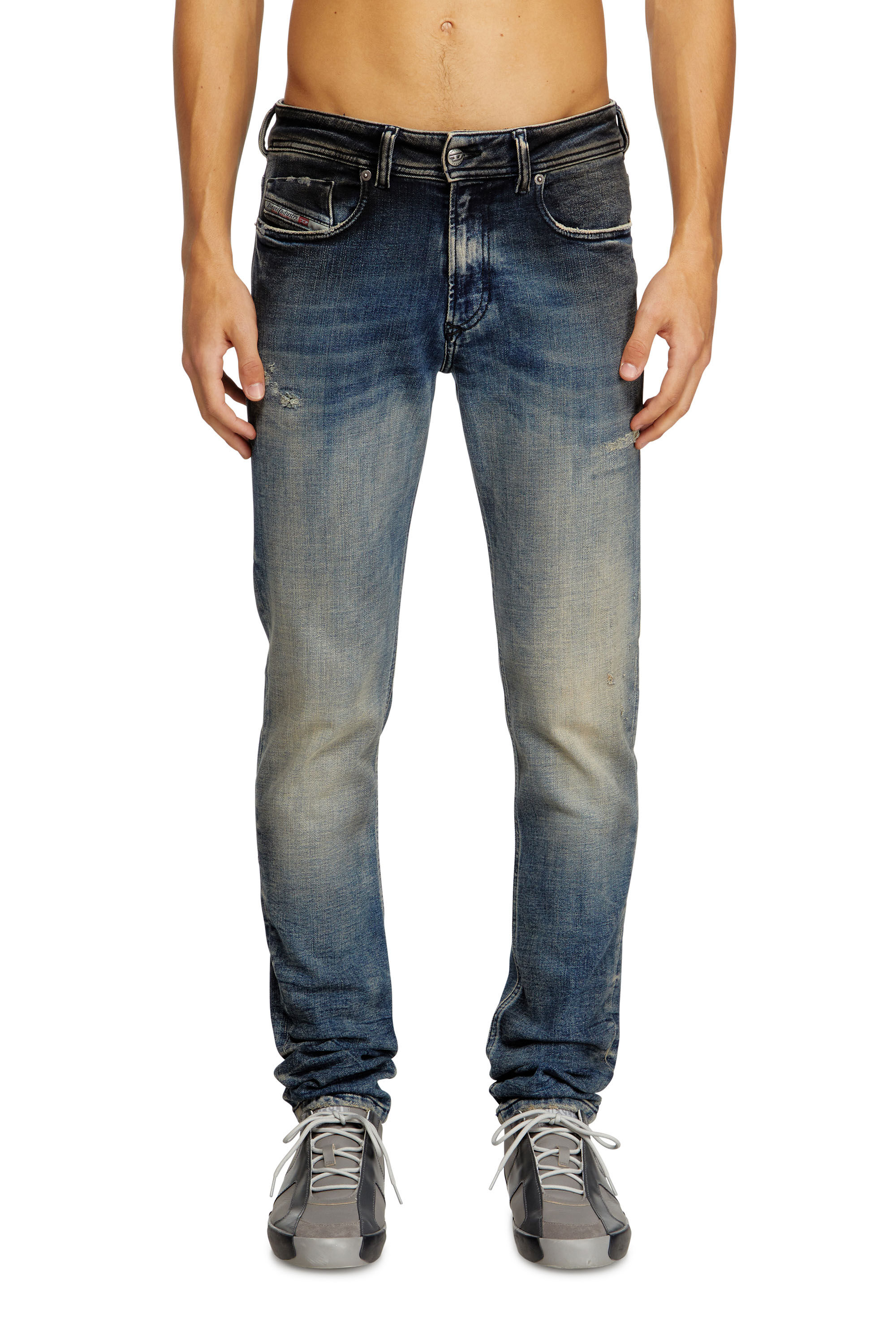 Diesel - Skinny Jeans 1979 Sleenker 09N15 Homme, Bleu moyen - Image 3