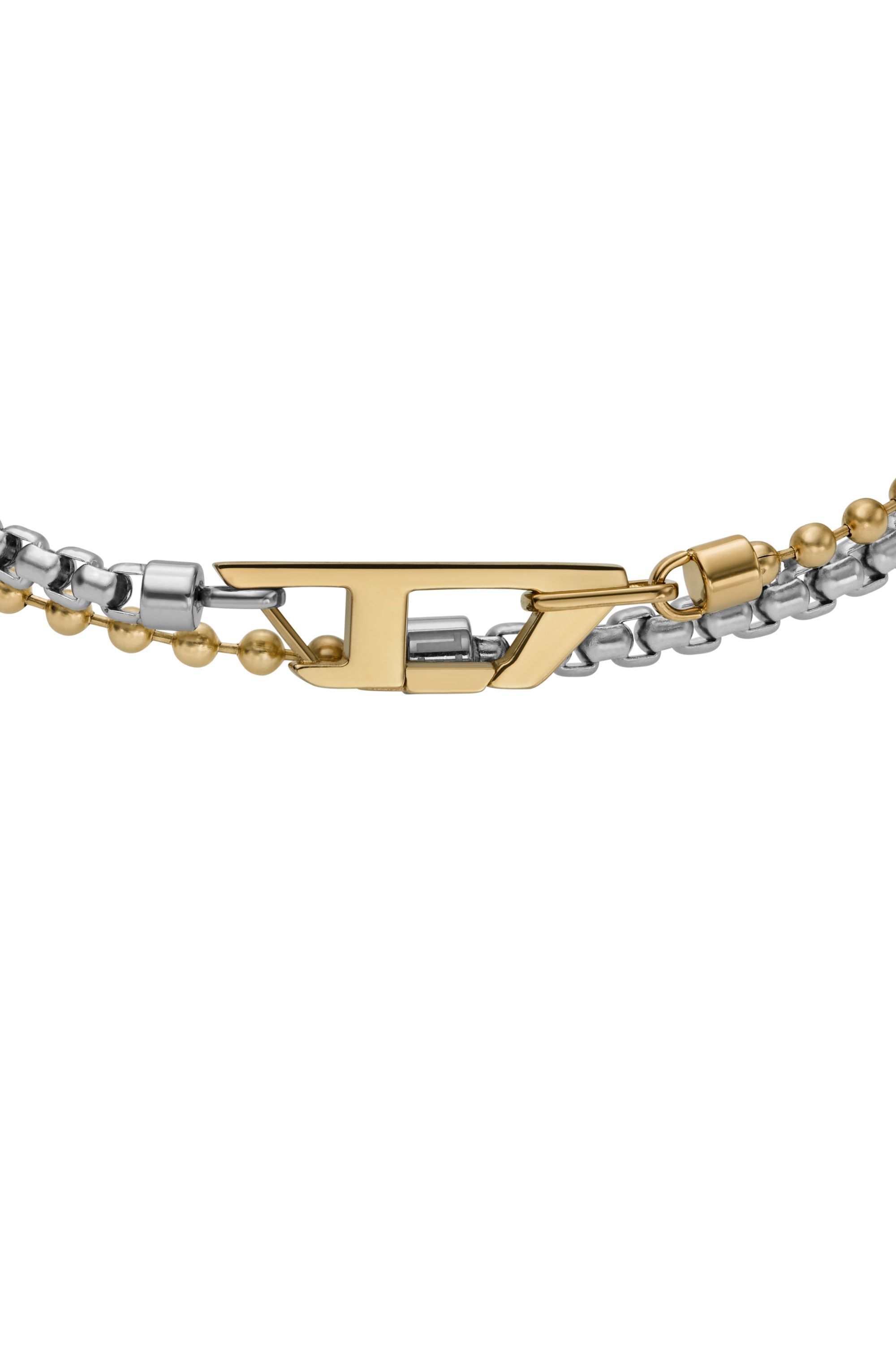 Diesel - DX1570931 JEWEL, Bracelet chaîne en acier inoxydable bicolore Mixte in Gris argenté - 2