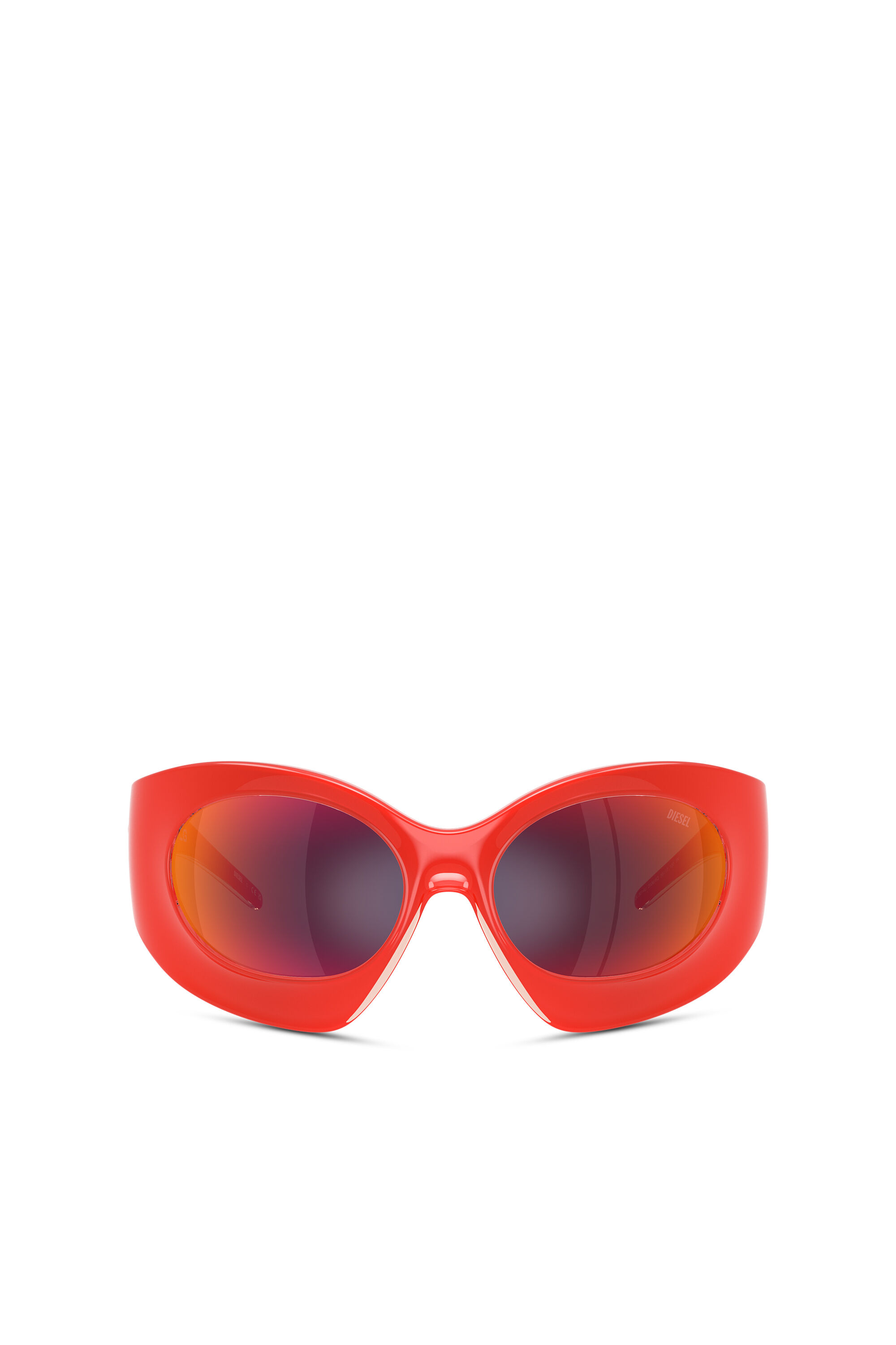 Diesel - 0DL3014U KAROLG, Lunettes de soleil à monture enveloppante Mixte in Orange - 1