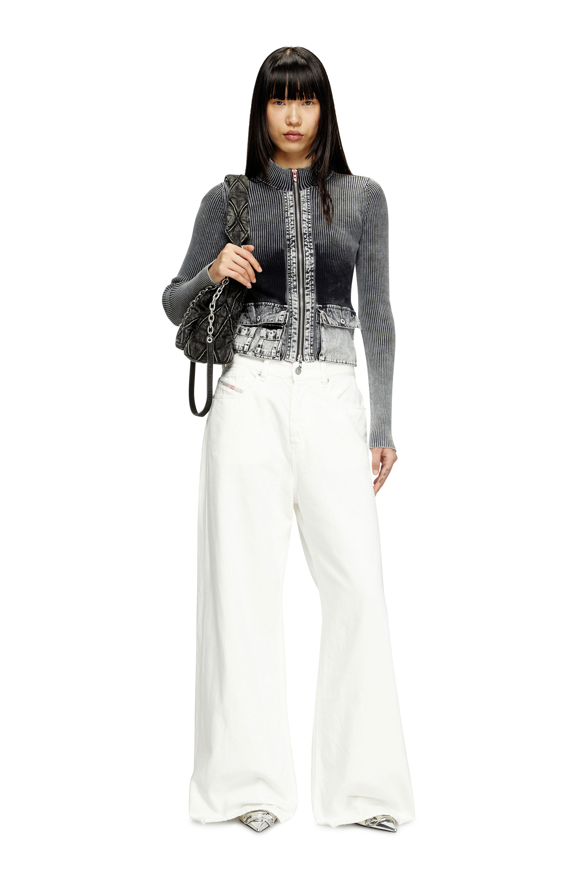Diesel - Relaxed Jeans 1996 D-Sire 09I41 Femme, Blanc - Image 1