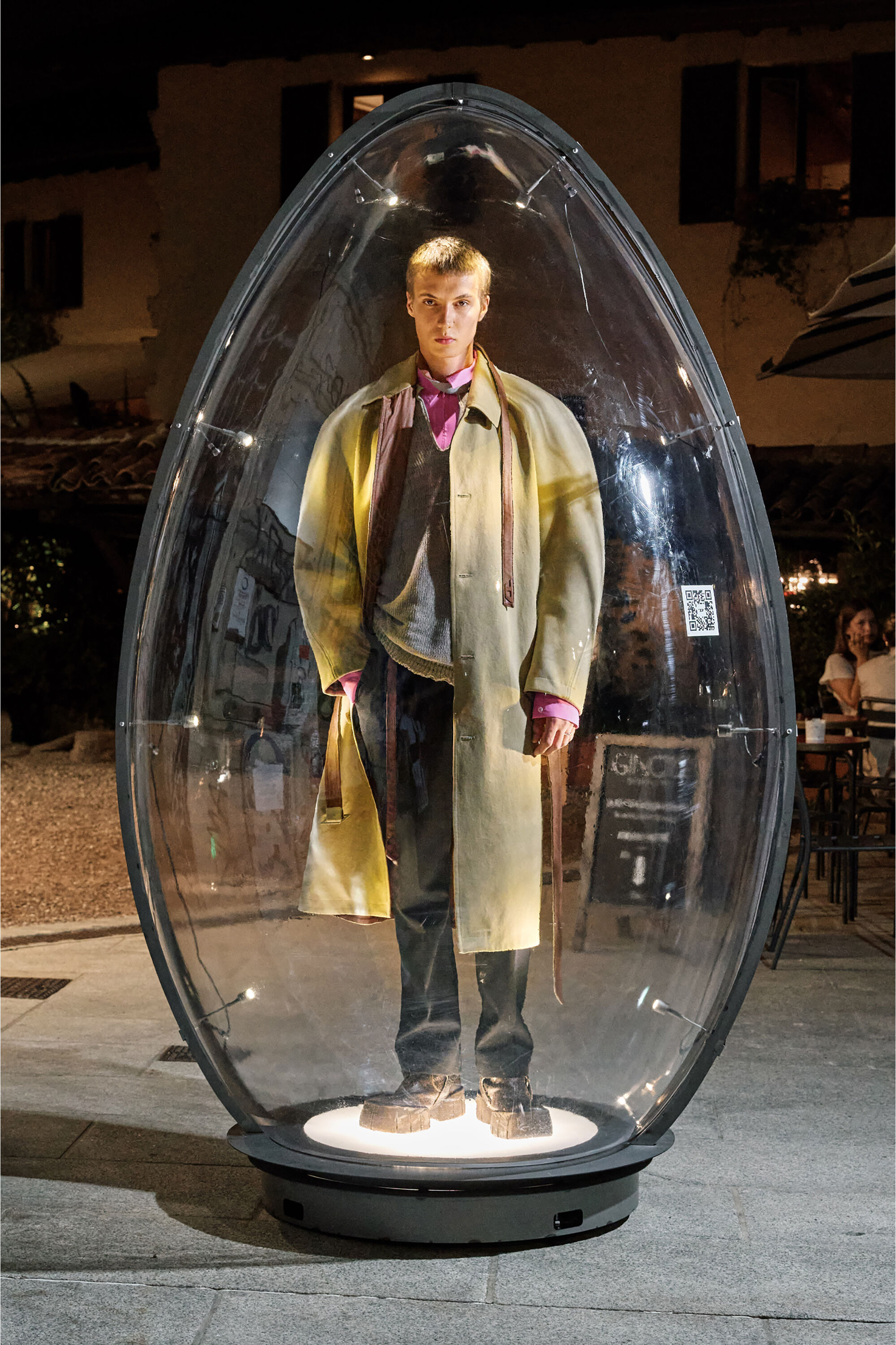 Diesel - S-LOKID, Chemise en Lycra zipp&eacute;e seconde peau Homme in Rose - 6