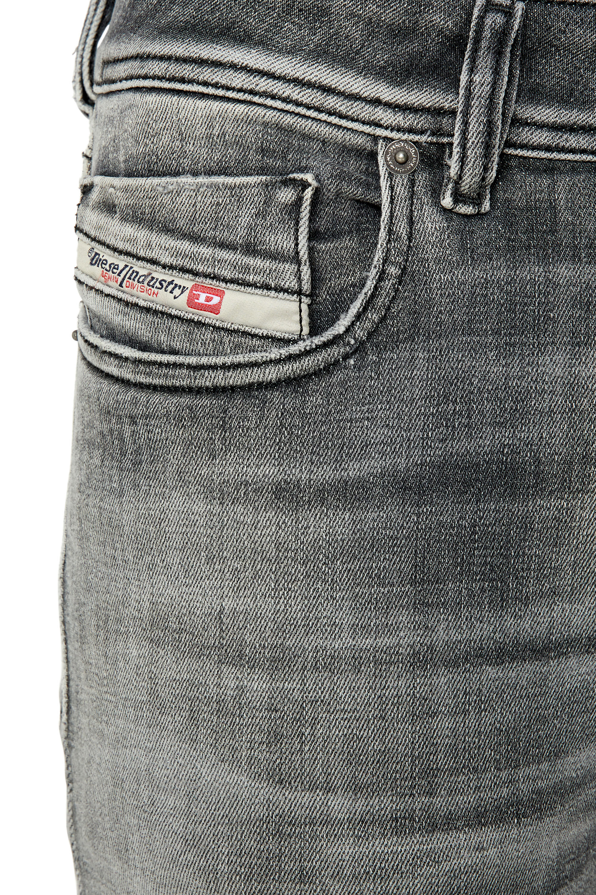 1979 SLEENKER Homme Jeans skinny Noir Gris fonc Diesel