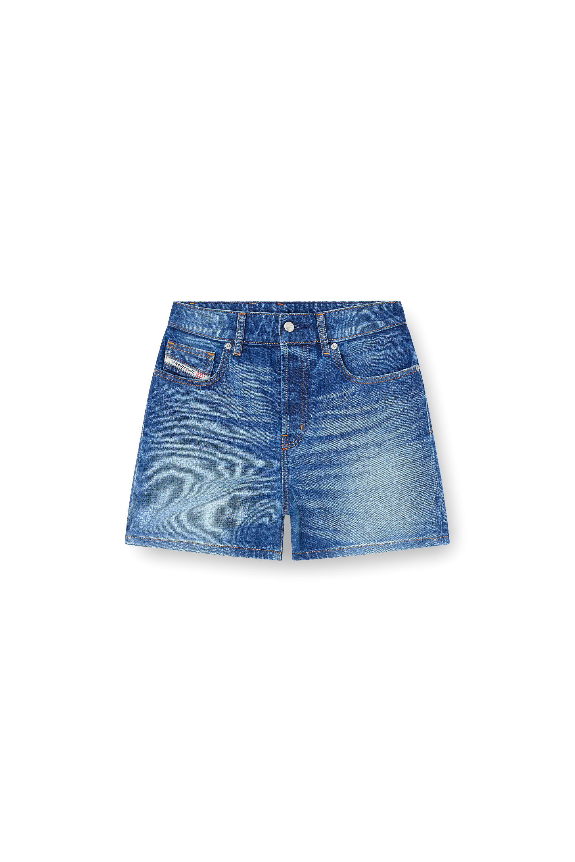 Diesel - DE-JIRO, Short en denim Femme in Bleu - 2