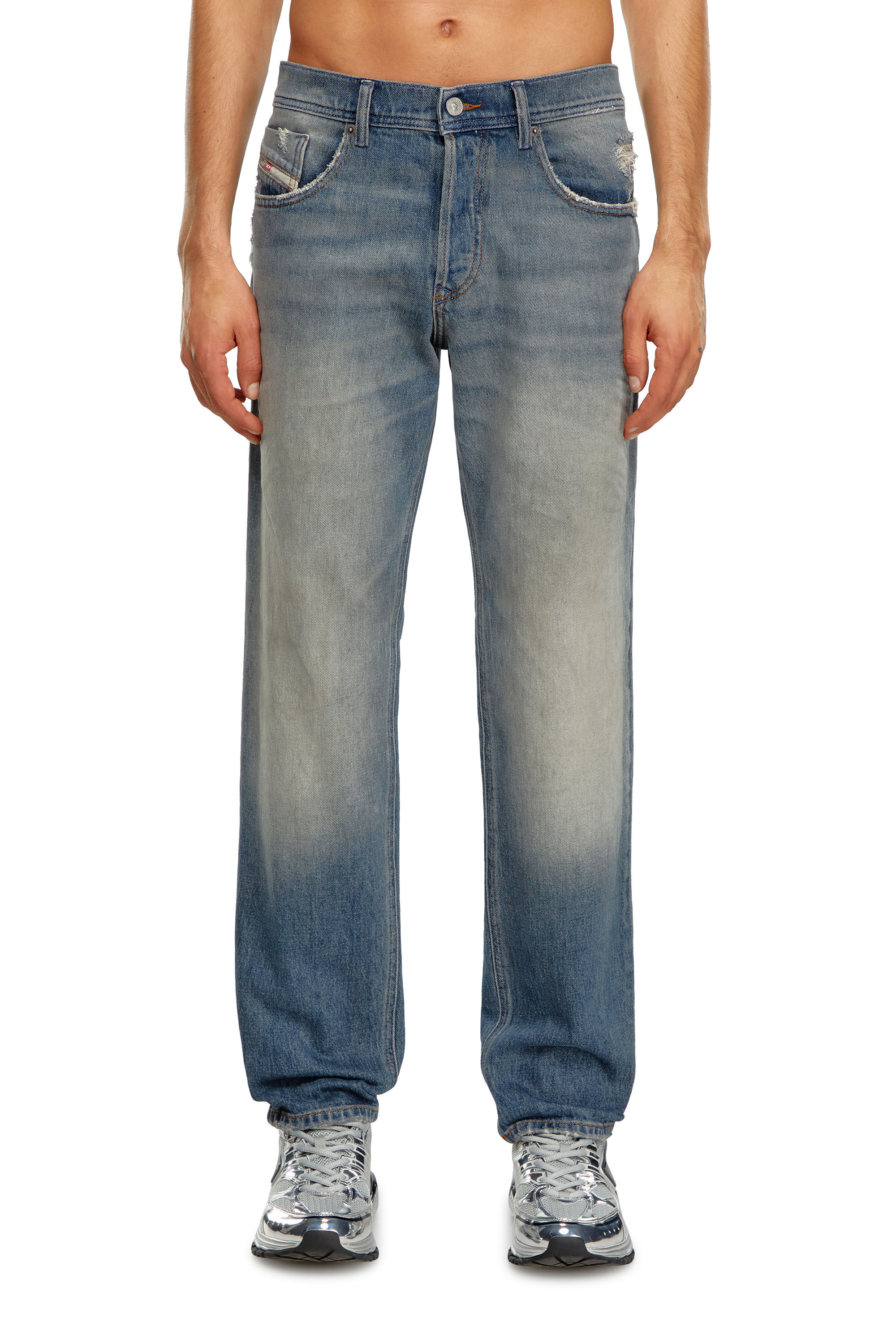 Diesel - Regular Jeans 2023 D-Finitive 0GRDC Homme, Bleu moyen - Image 2