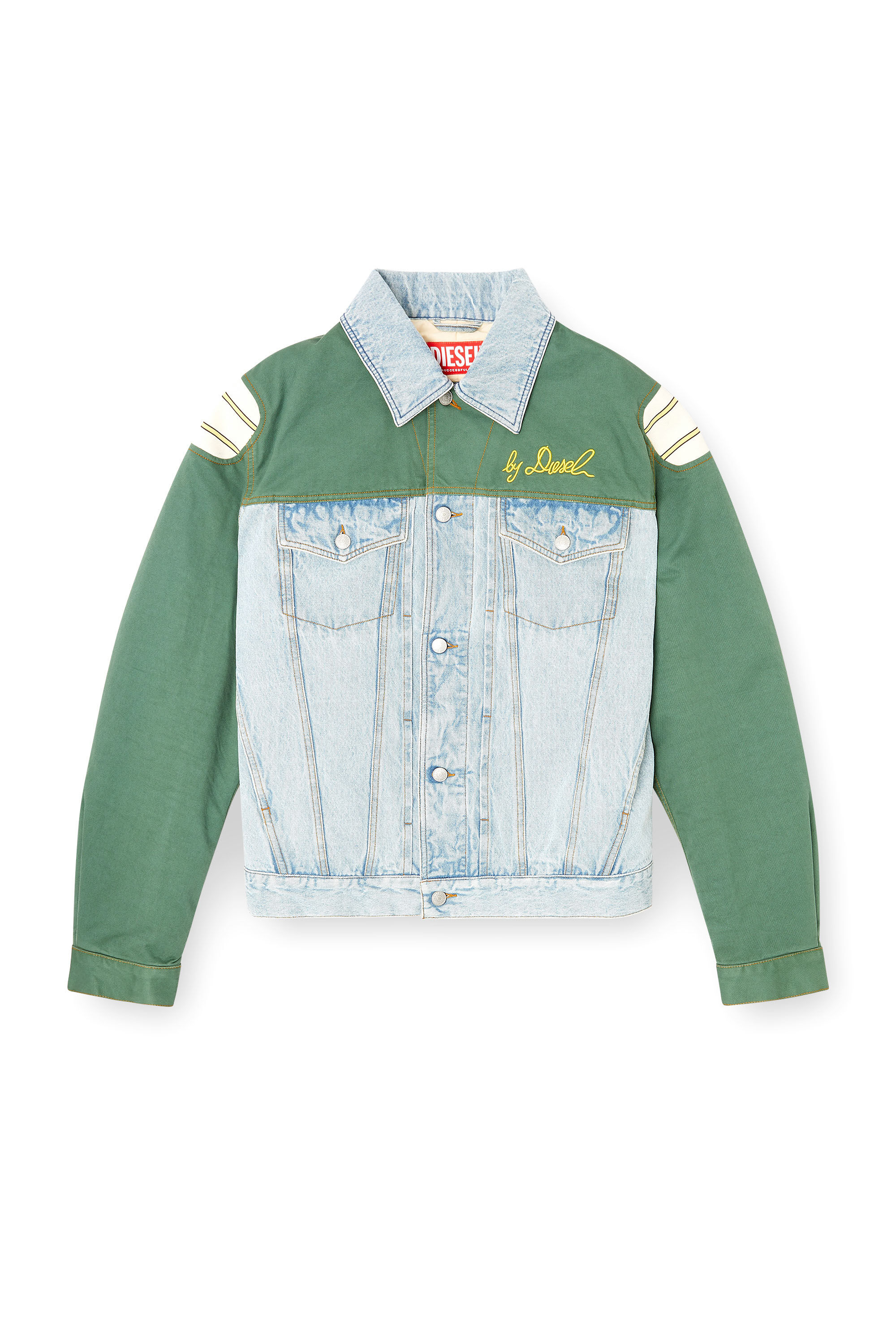 Diesel - J-GIANT-20TH, Veste en jean avec insert en coton Mixte in Polychrome - 2