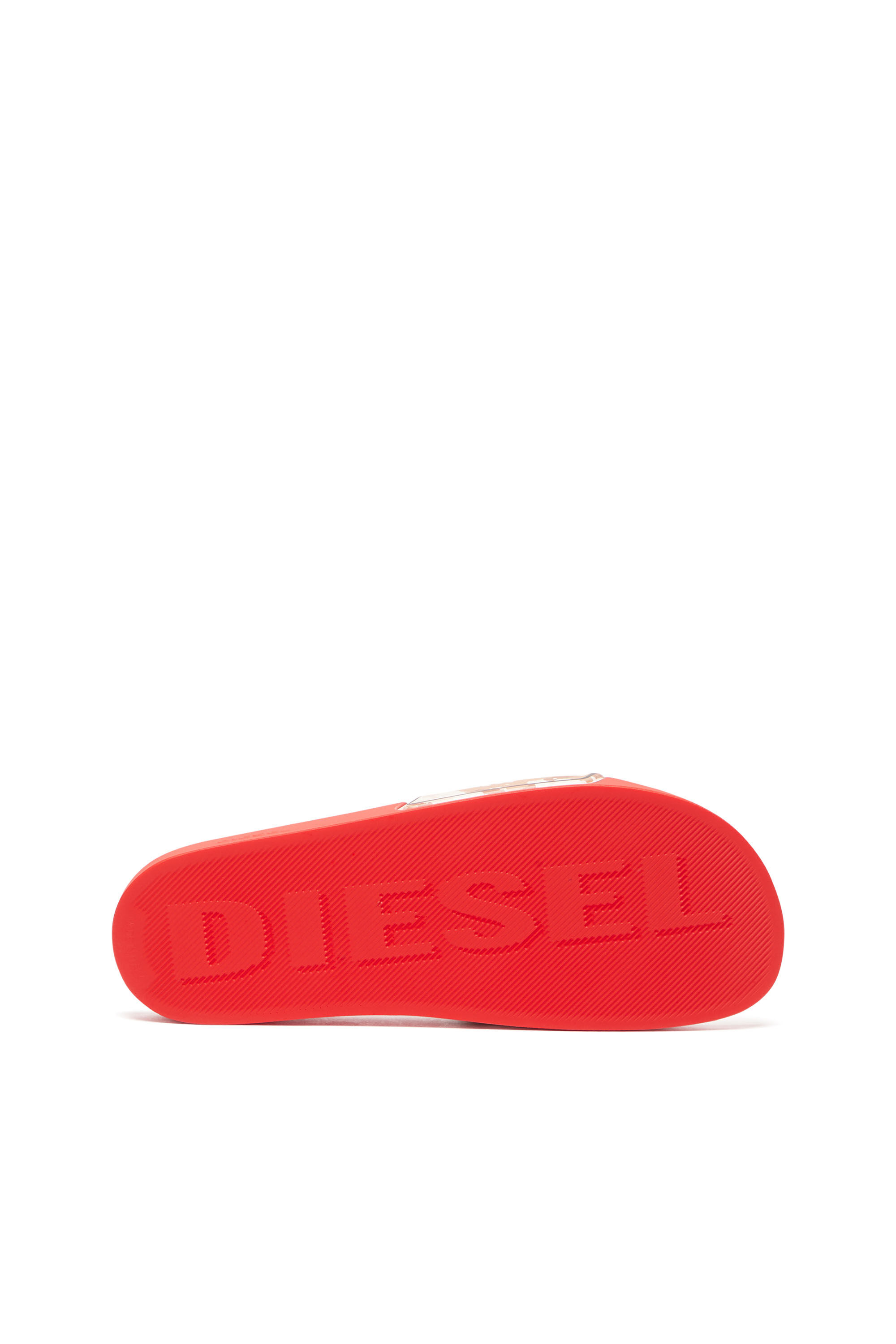 Diesel - SA-MAYEMI CC X, Mixte Sa-Mayemi CC X - Claquettes de piscine avec bande camouflage in Rouge - Image 5