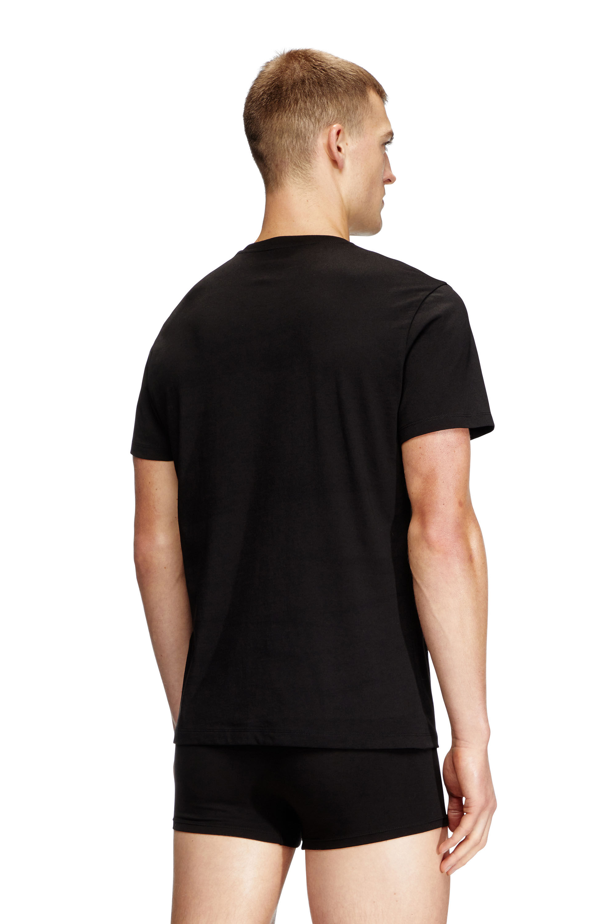 Diesel - MICHAEL-D-BOX-3PACK, Lot de trois T-shirts avec col en V Homme in Noir - 4