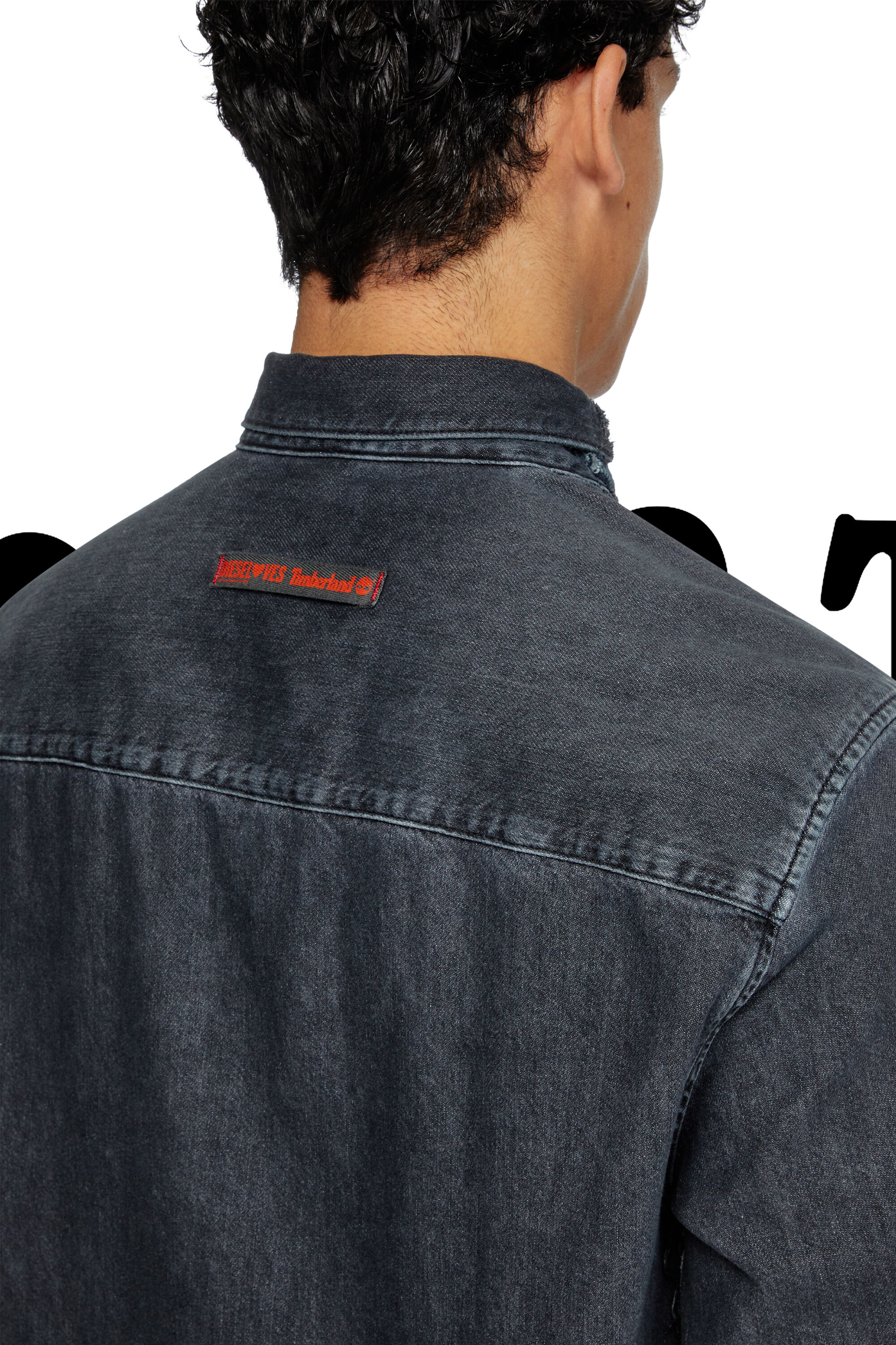 Diesel - Shirt Dieseloves 6B, Chemise à carreaux en denim surteinte Mixte in Polychrome - 2