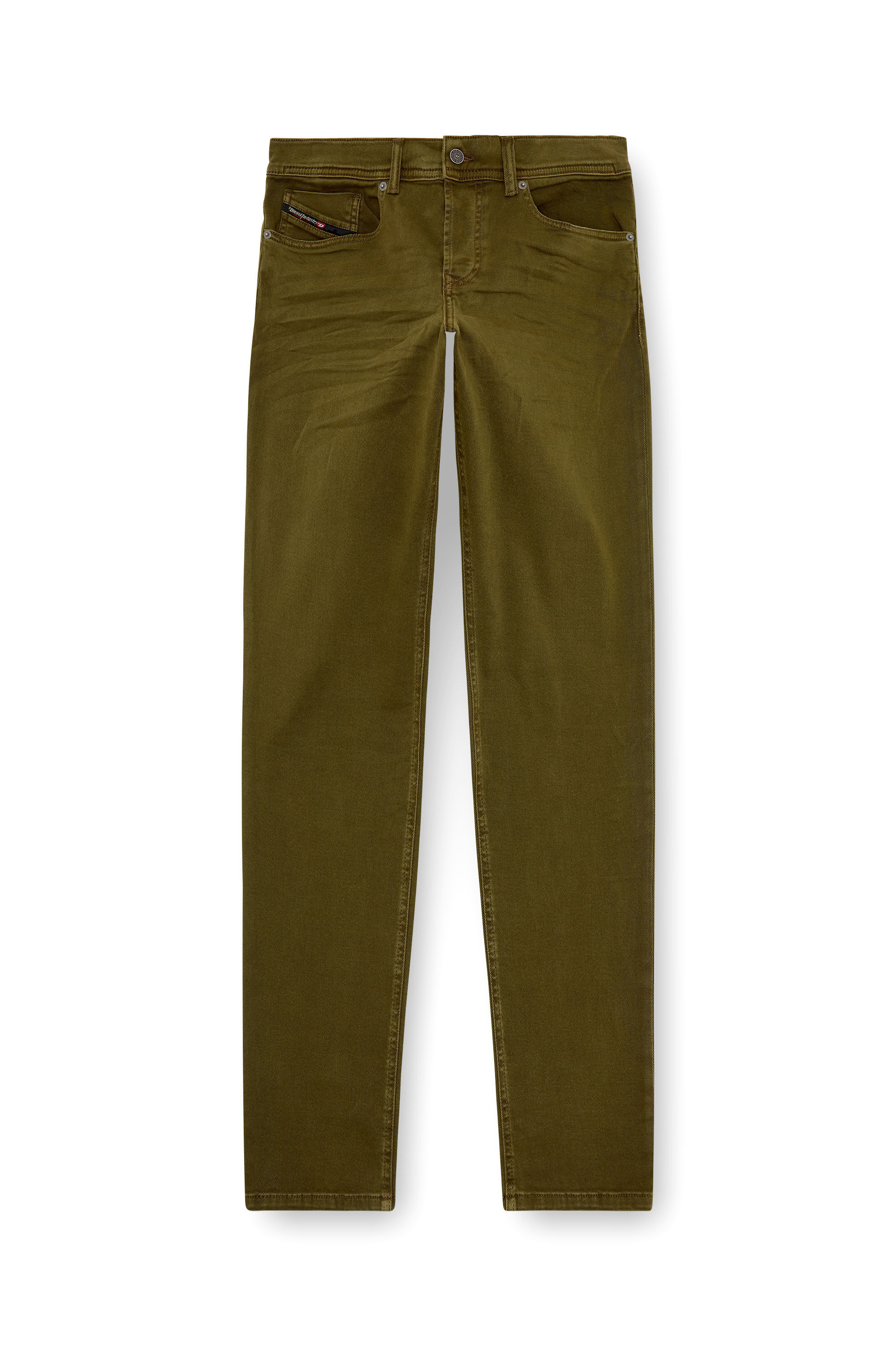 Diesel - Regular Jeans 2023 D-Finitive 0QWTY Homme, Vert Militaire - Image 2