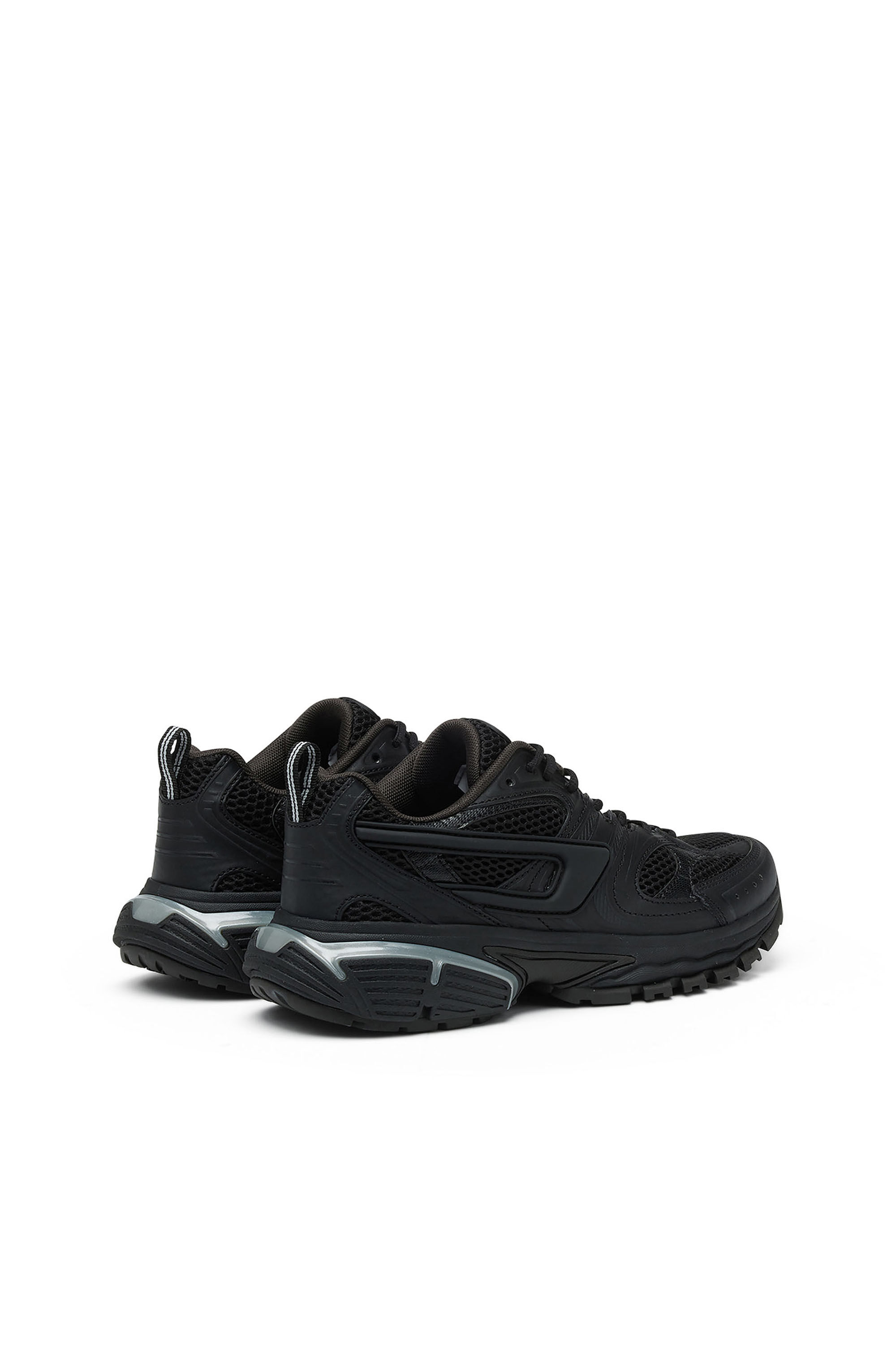 Diesel - S-SERENDIPITY PRO-X1, Man S-Serendipity-Monochrome sneakers in mesh and PU in Black - Image 3
