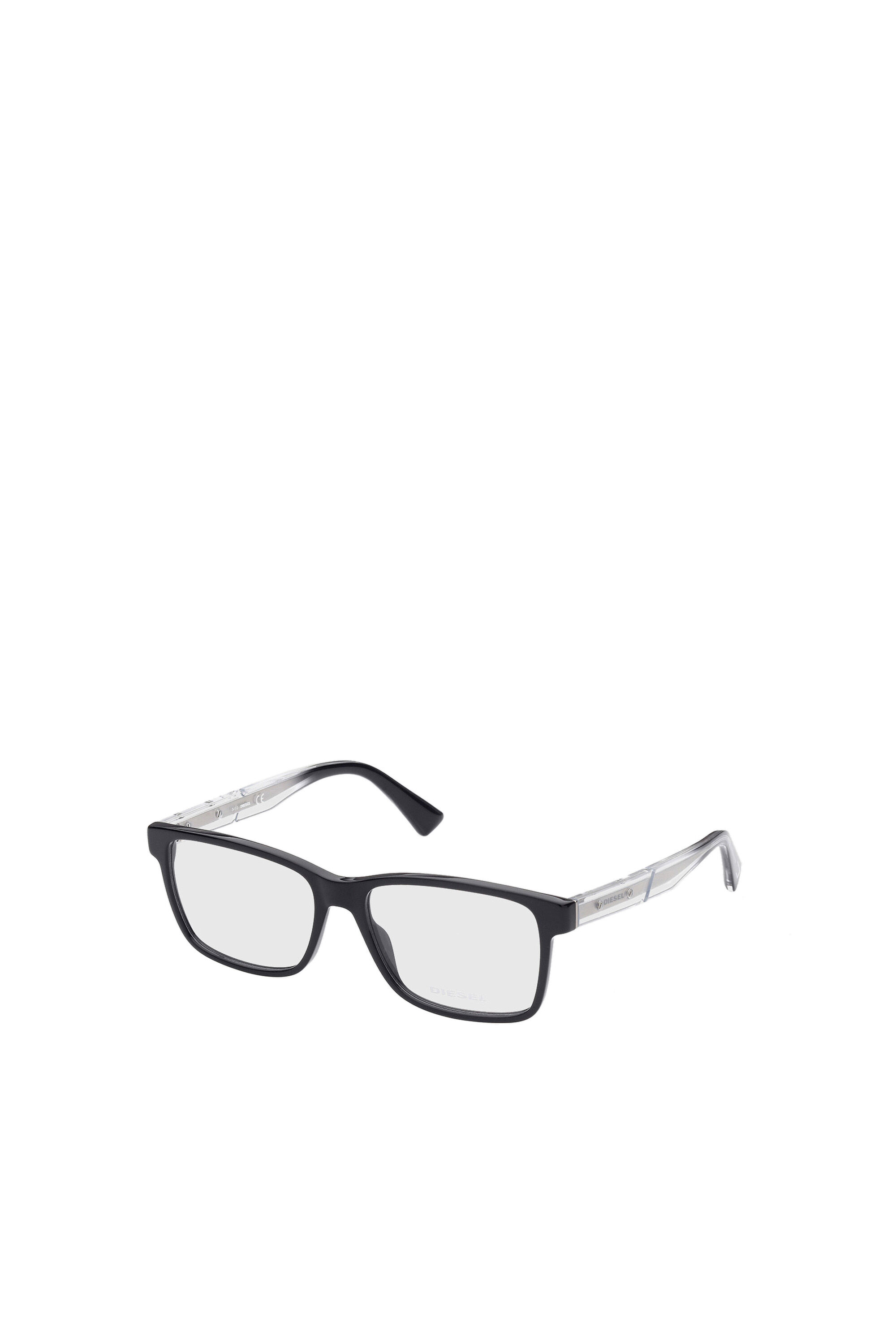 Diesel - DL5407, Lunettes rectangulaires Homme in Noir - 2