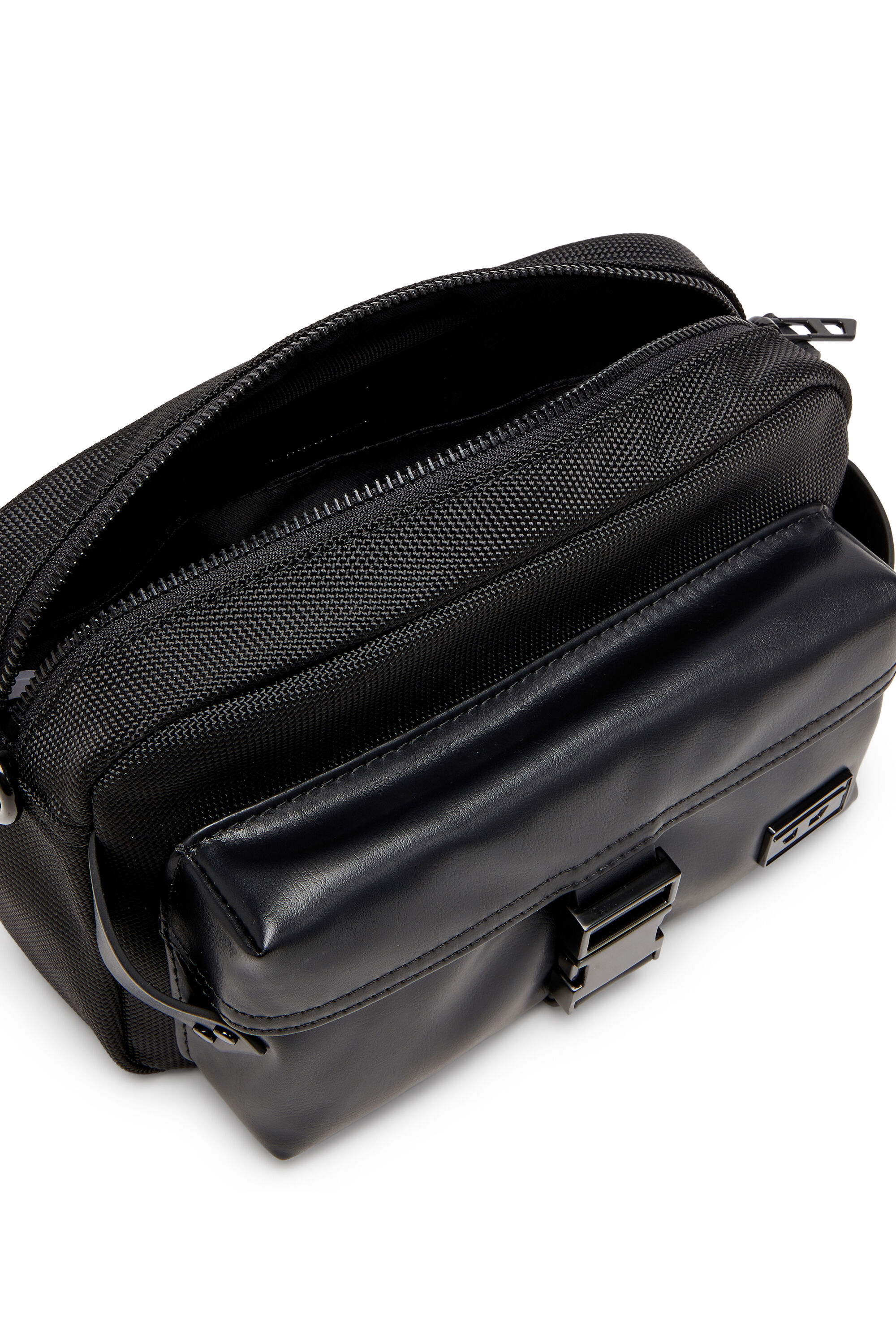 Diesel - MULTI-PKTS CAMERA BAG X, Multi-Pkts - Sac bandouli&egrave;re en nylon avec poche &agrave; rabat Mixte in Noir - 3