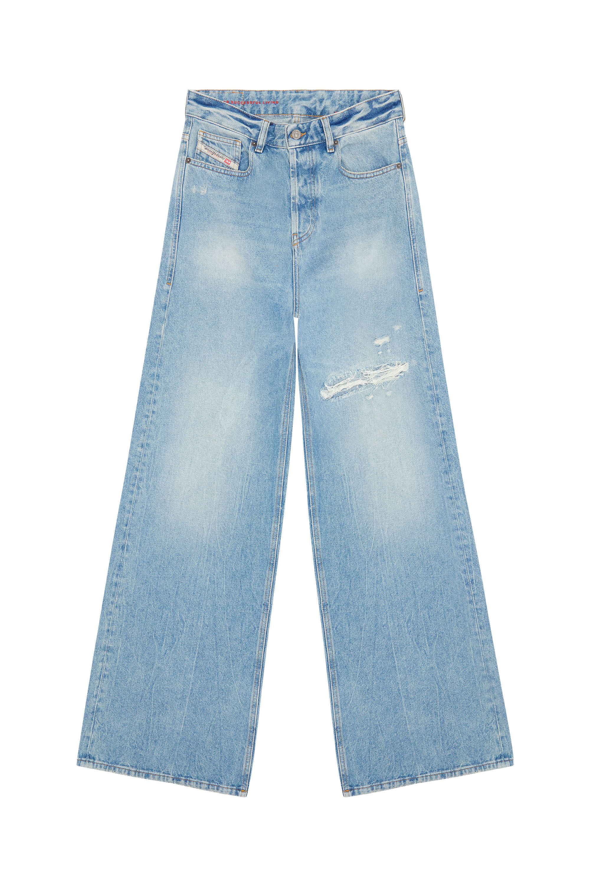 Diesel - 1996 D-Sire 09E25 Straight Jeans, Bleu Clair - Image 2