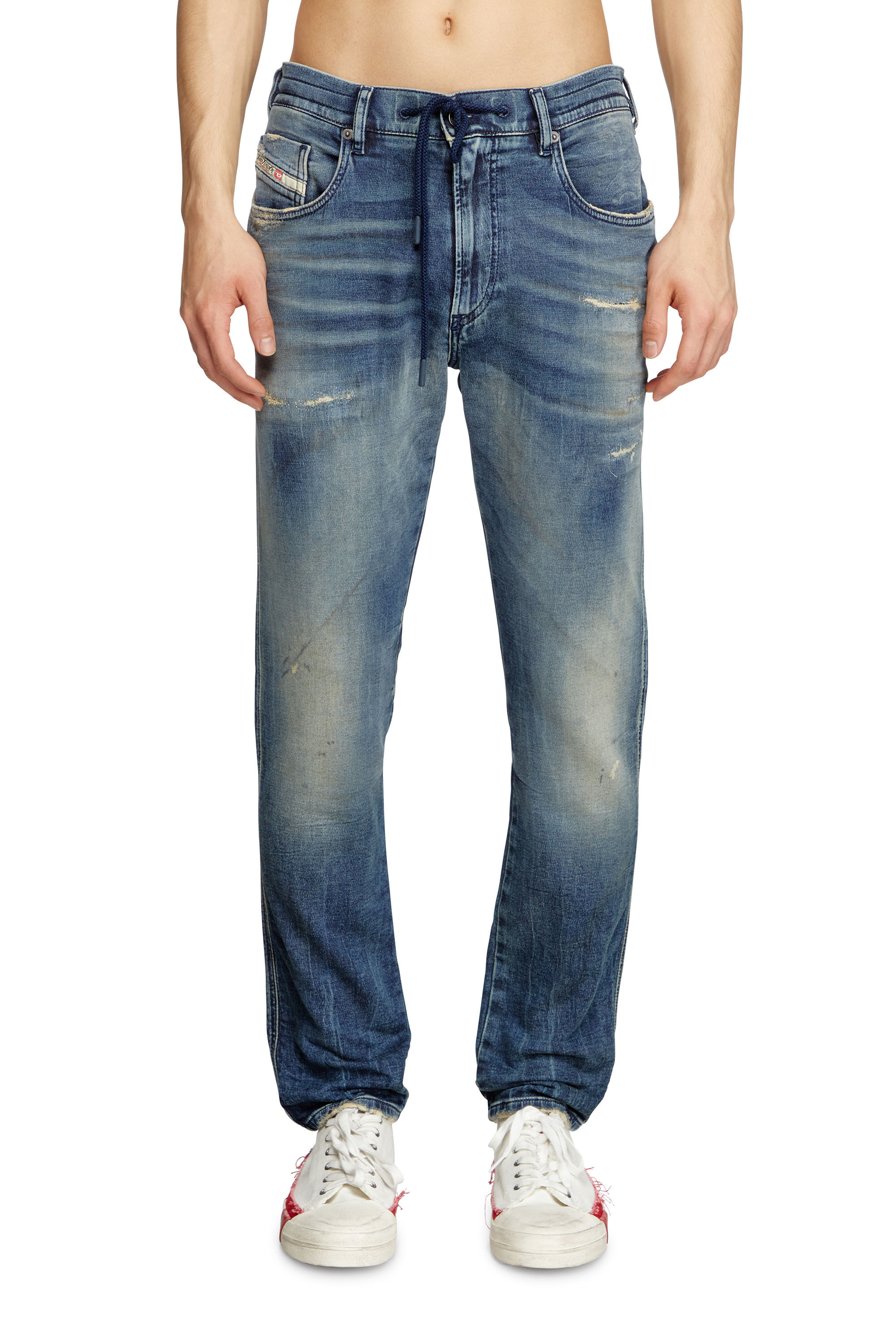 Diesel - Slim 2060 D-Strukt Joggjeans® 068PN Homme, Bleu moyen - Image 3