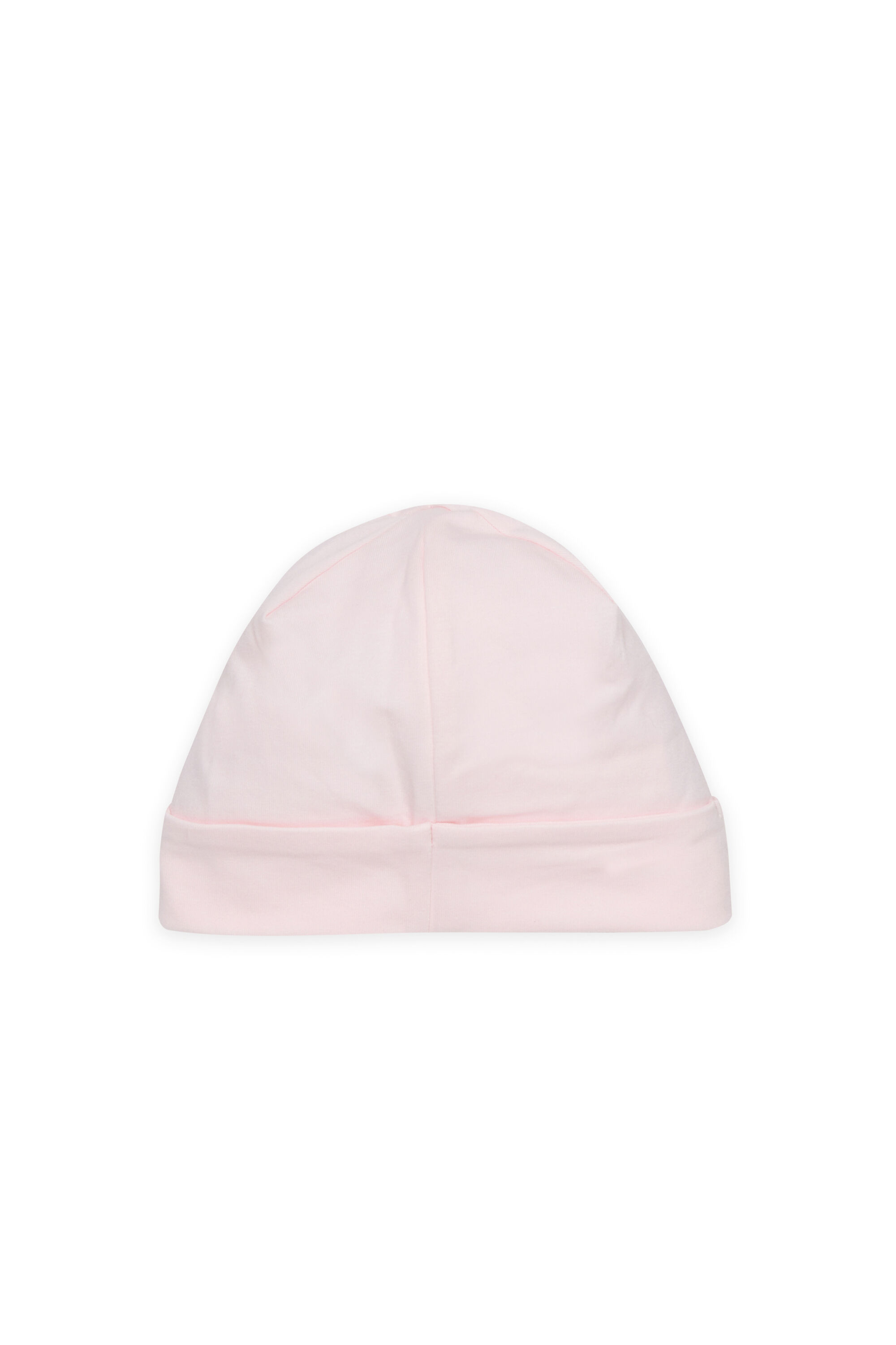 Diesel - FUBBY-NB, Bonnet nouveau-n&eacute; avec logo doodle imprim&eacute; Mixte in Rose - 2