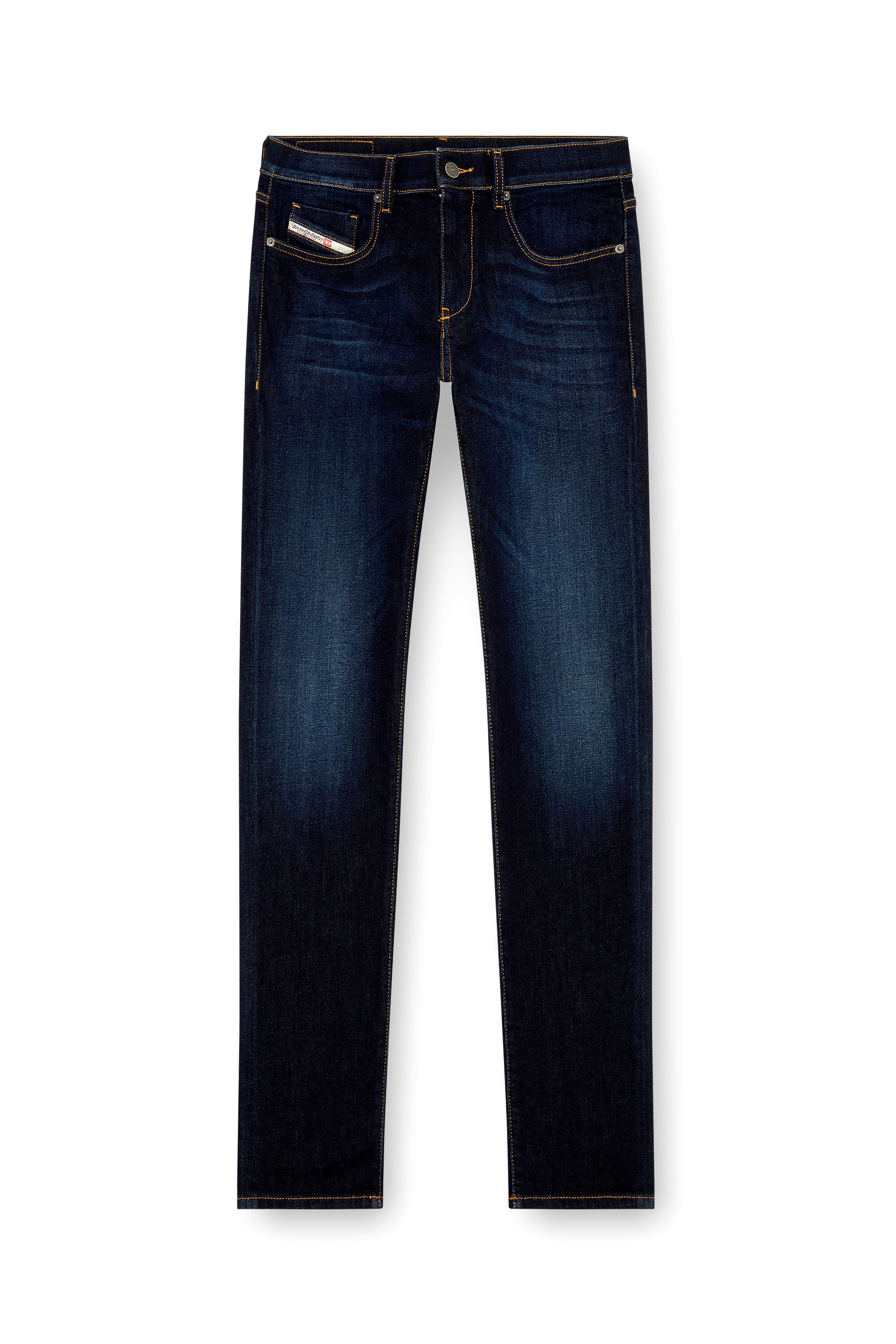 Diesel - Homme Slim Jeans 2019 D-Strukt 009ZS, Bleu Foncé - Image 2