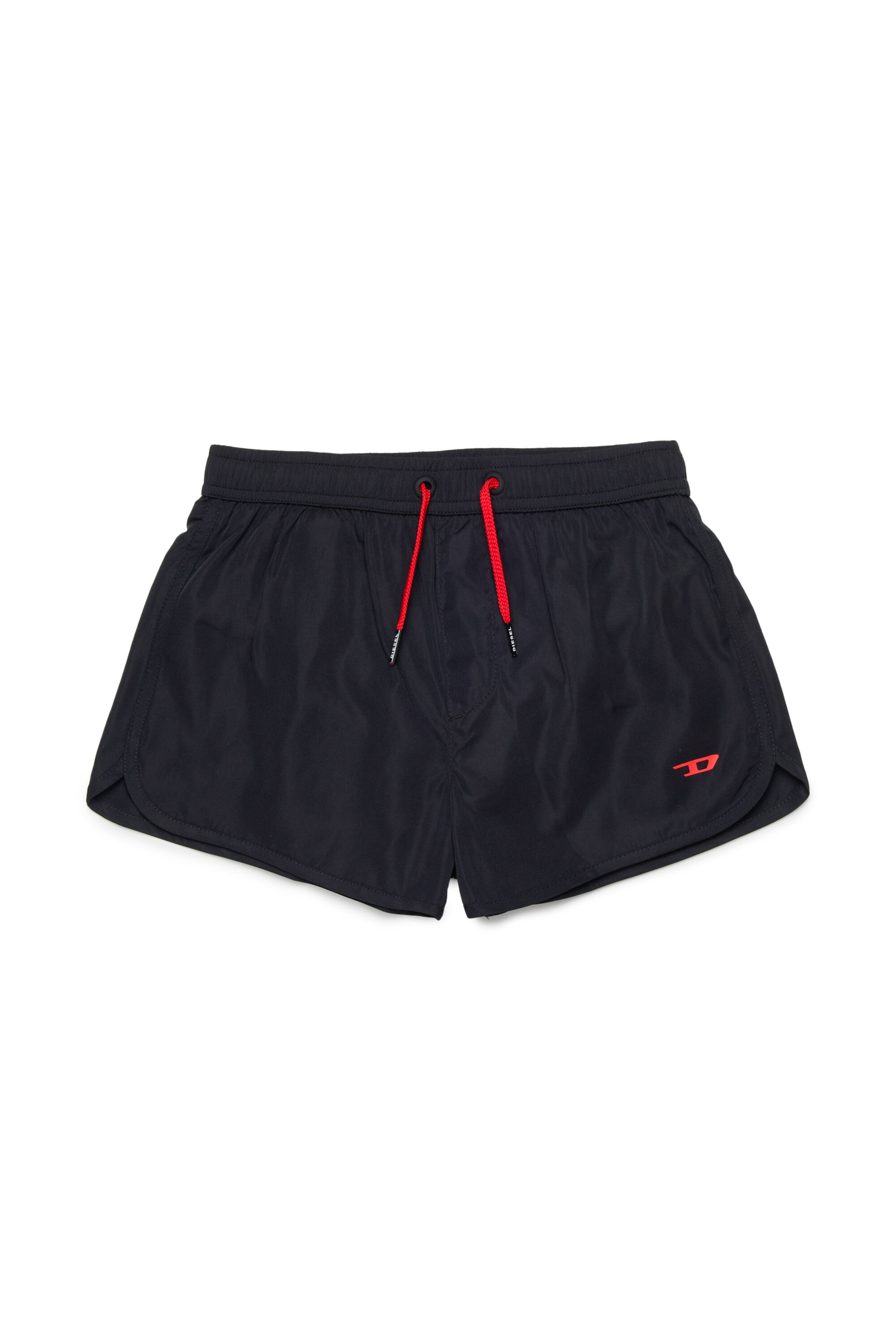 Diesel - MIARD, Man's Swim shorts with contrasting D in Black - 1
