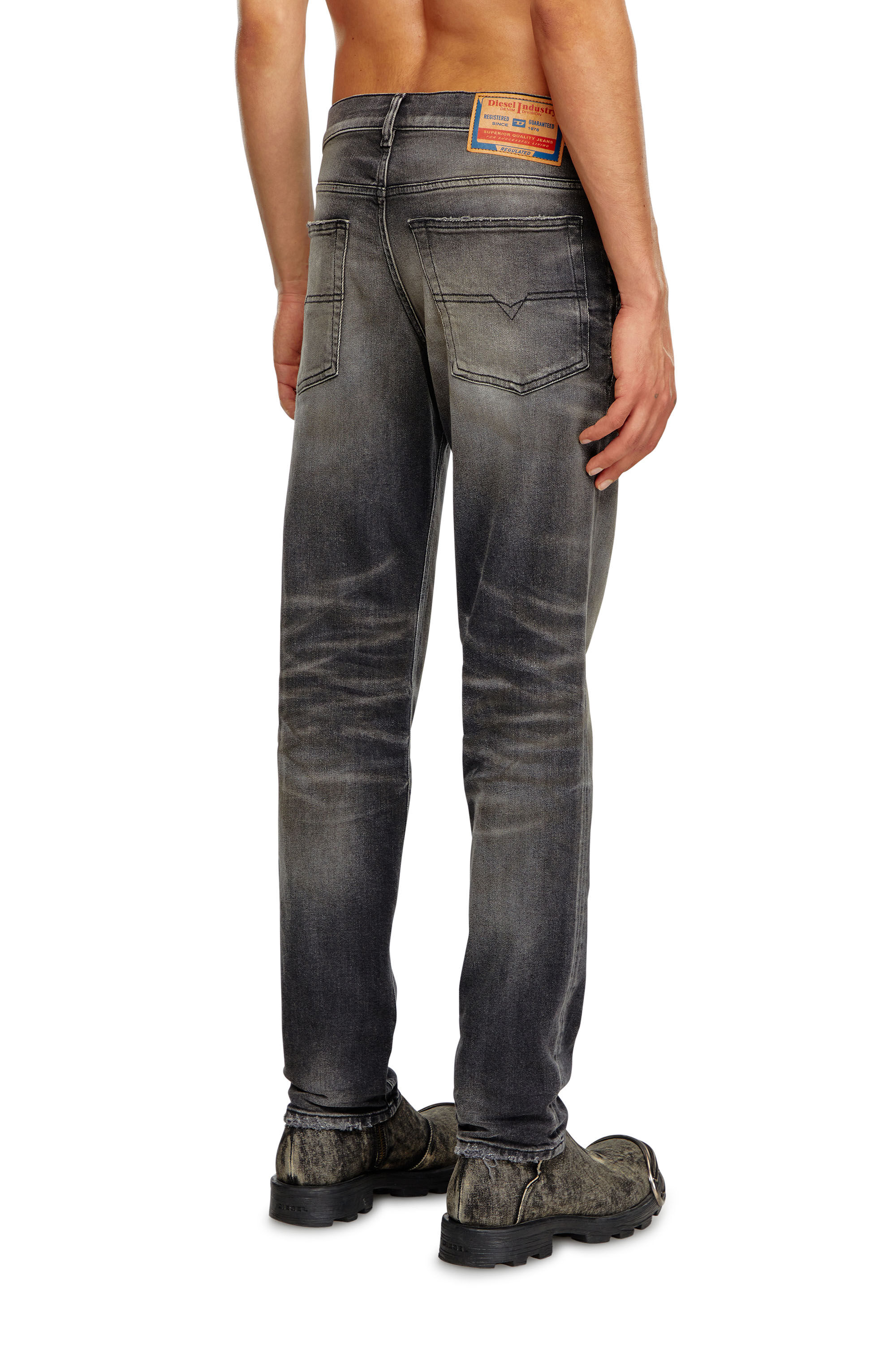 Men's Regular Jeans | Black/Dark grey | Diesel 2023 D-Finitive