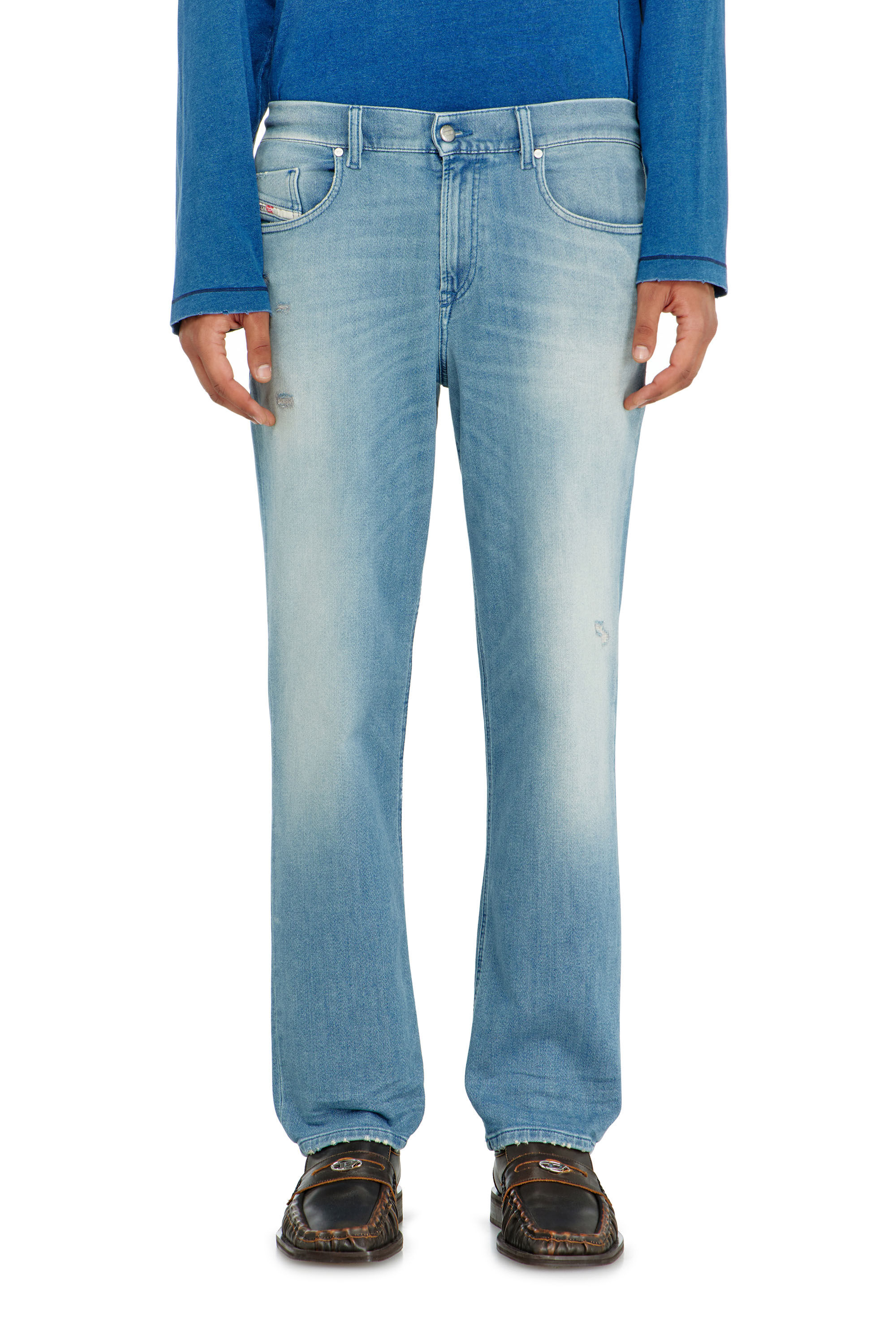Diesel - Regular 2090 D-Veekley Joggjeans&reg; 09Q21 Homme, Bleu Clair - Image 2