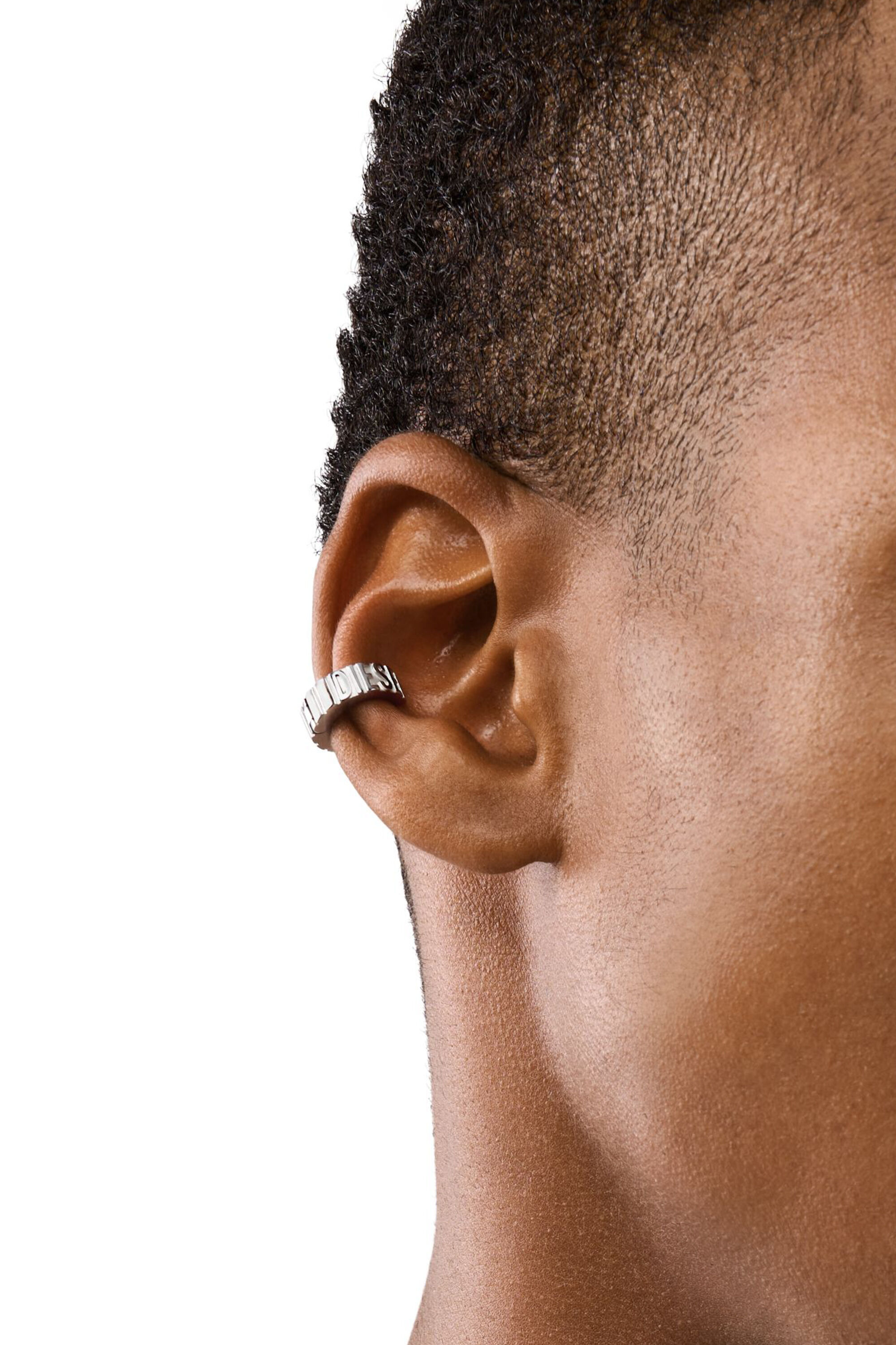 Diesel - DX1555040 JEWEL, Manchette d'oreille en acier inoxydable Mixte in Gris argenté - 3