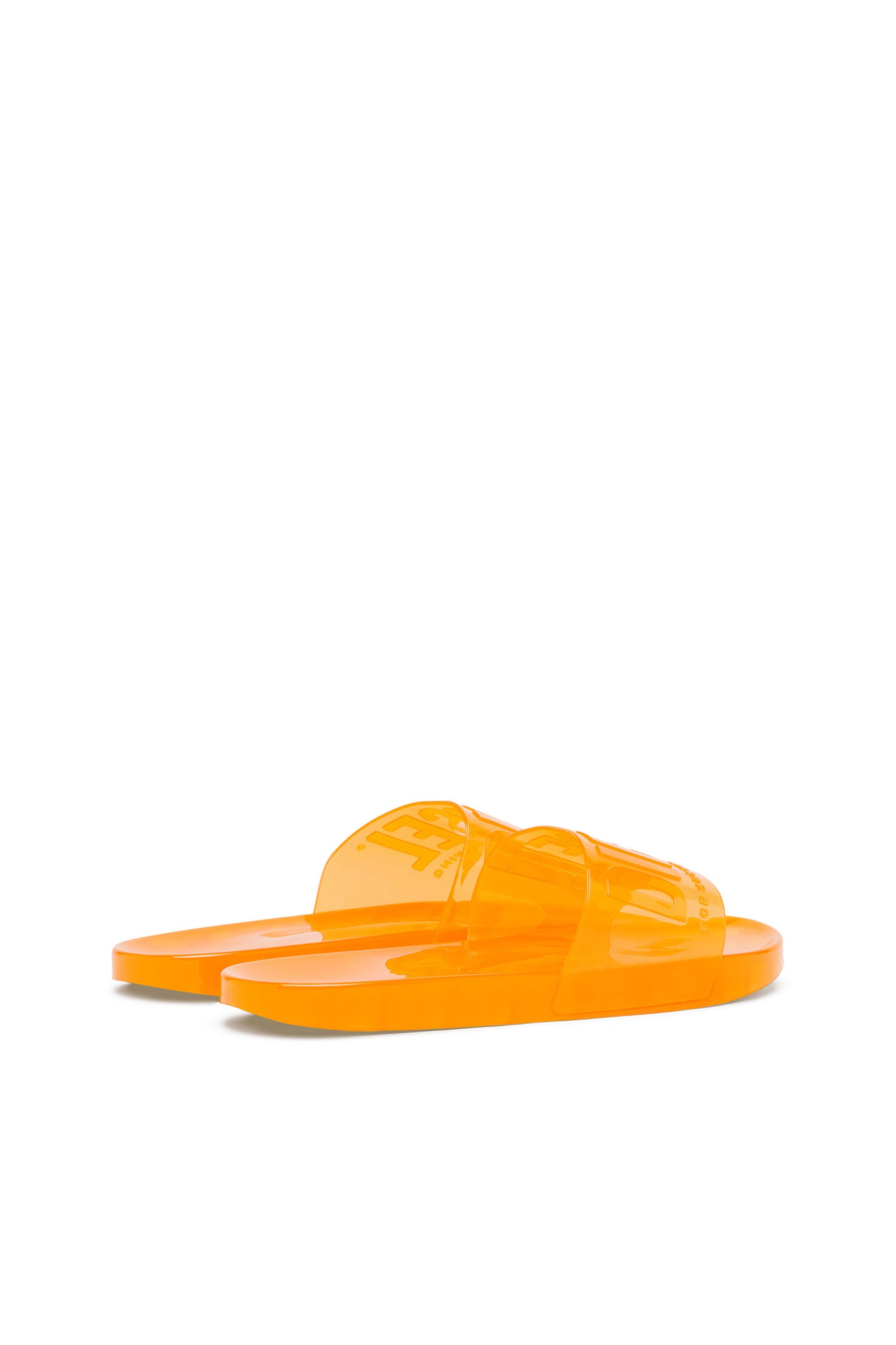 Diesel - SA-KARAIBI GL X, Femme Sa-Karaibi-Claquettes de piscine en PVC transparent in Orange - Image 3