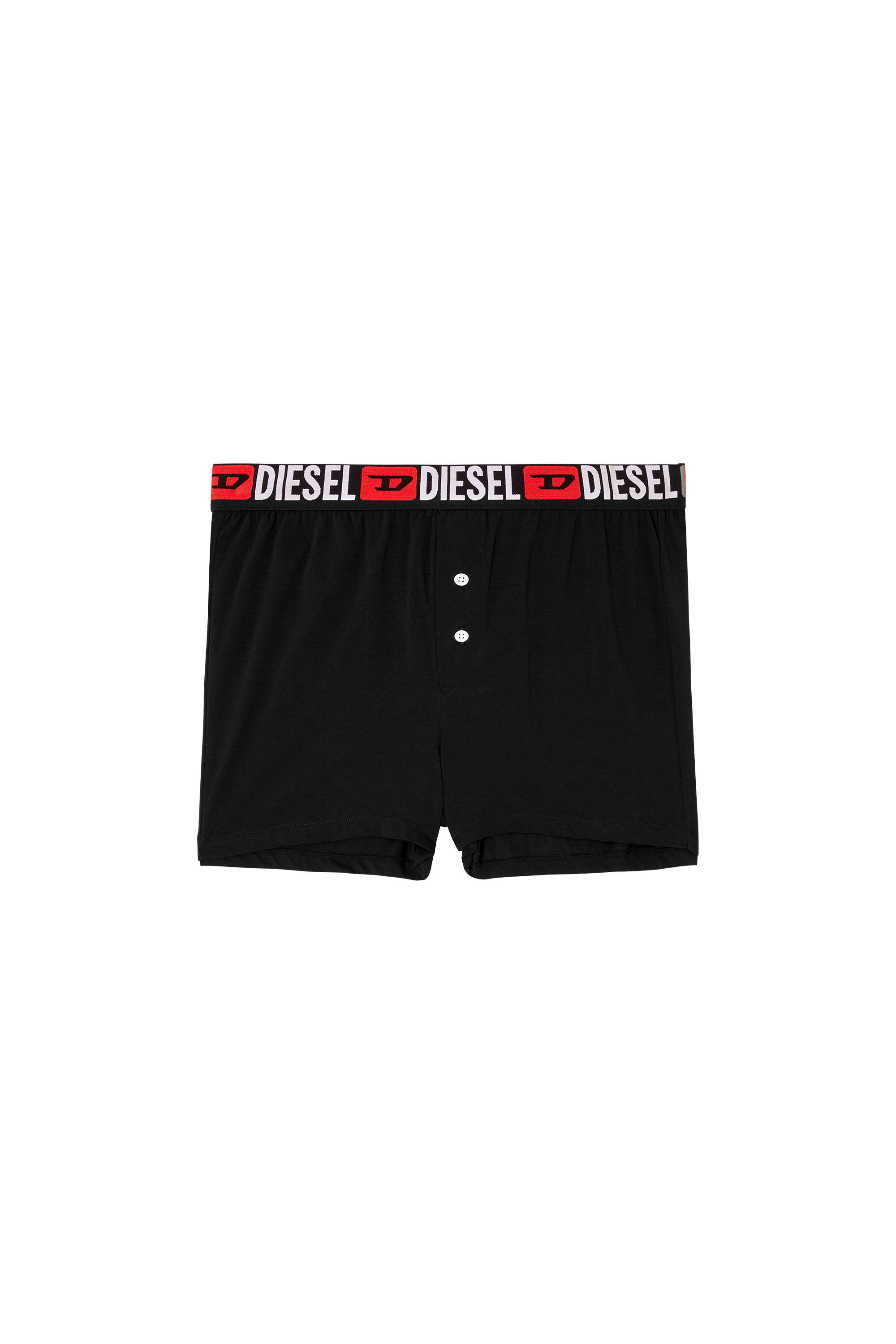 Diesel - STARKIE-D-CORE, Boxer avec taille à logo en all-over Homme in Noir - 2