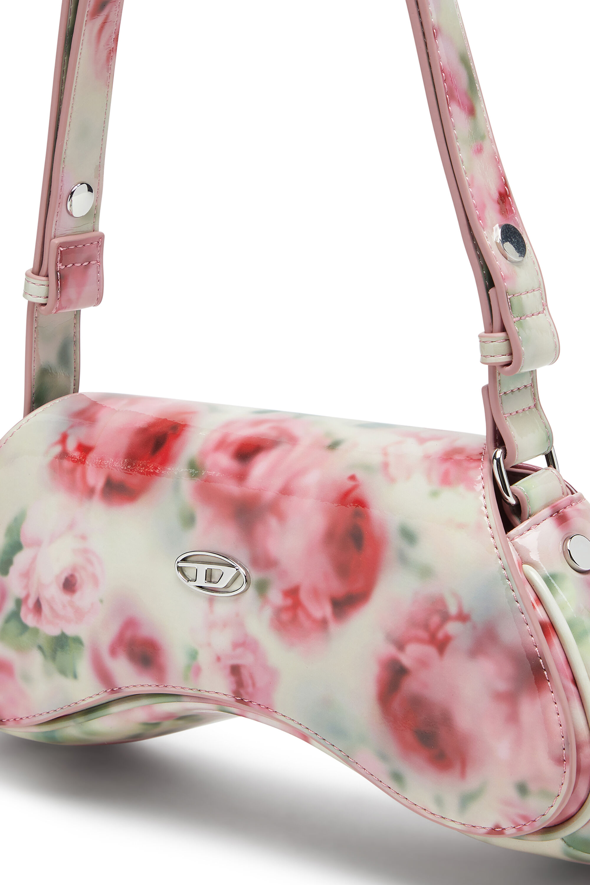 Diesel - PLAY CROSSBODY, Play-Sac à bandoulière en PU glossy imprimé Femme in Polychrome - 5