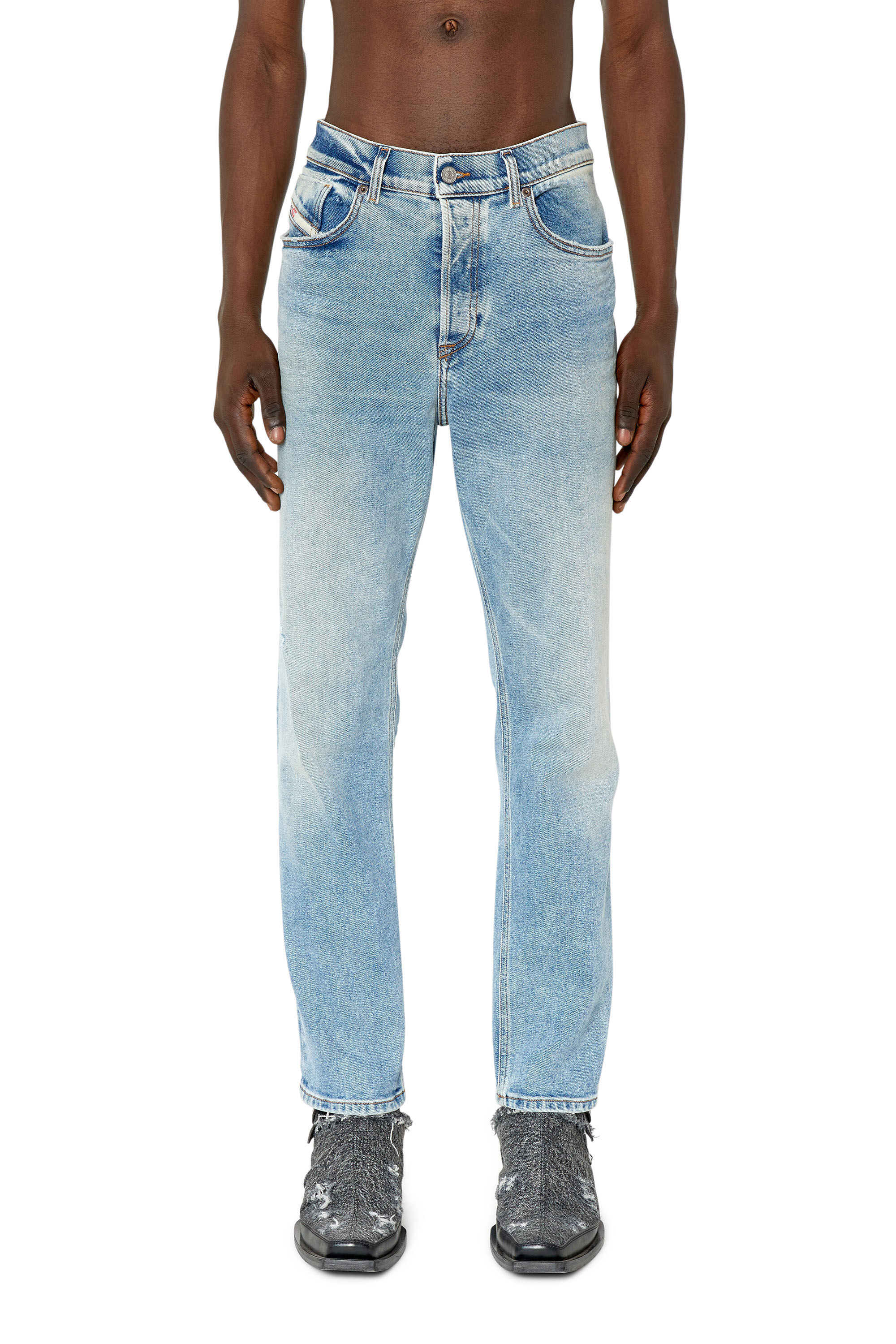 Diesel - 2005 D-Fining 09E86 Tapered Jeans, Bleu Clair - Image 3